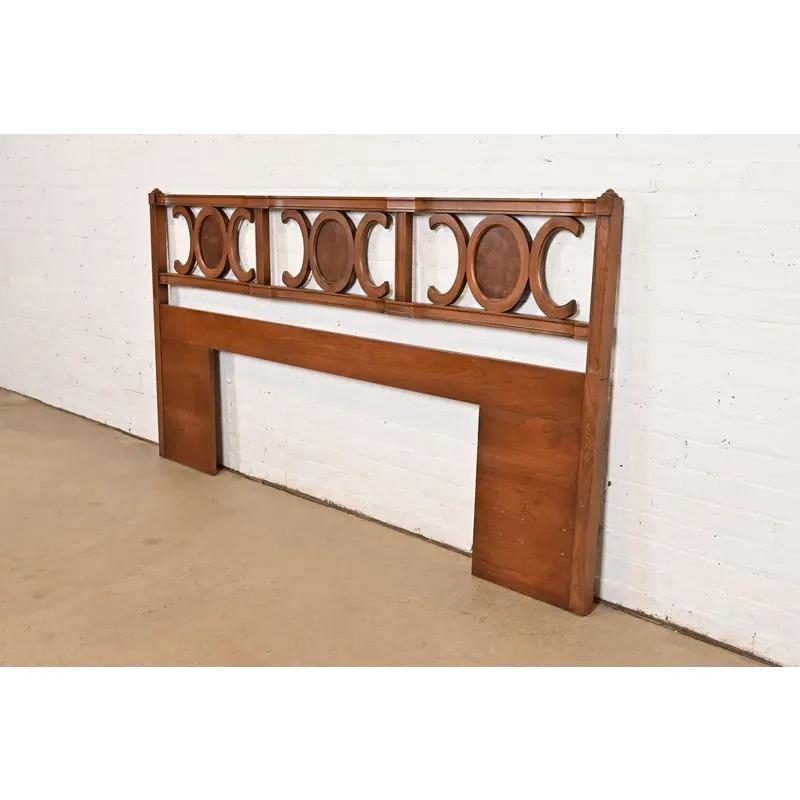 Américain Tête de lit king size de style Henredon Mid-Century Hollywood Regency, années 1960 en vente