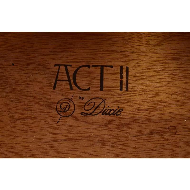 Henredon Style Mid-Century Modern Campaign Oak Bedside Chests, Circa 1970s For Sale 6