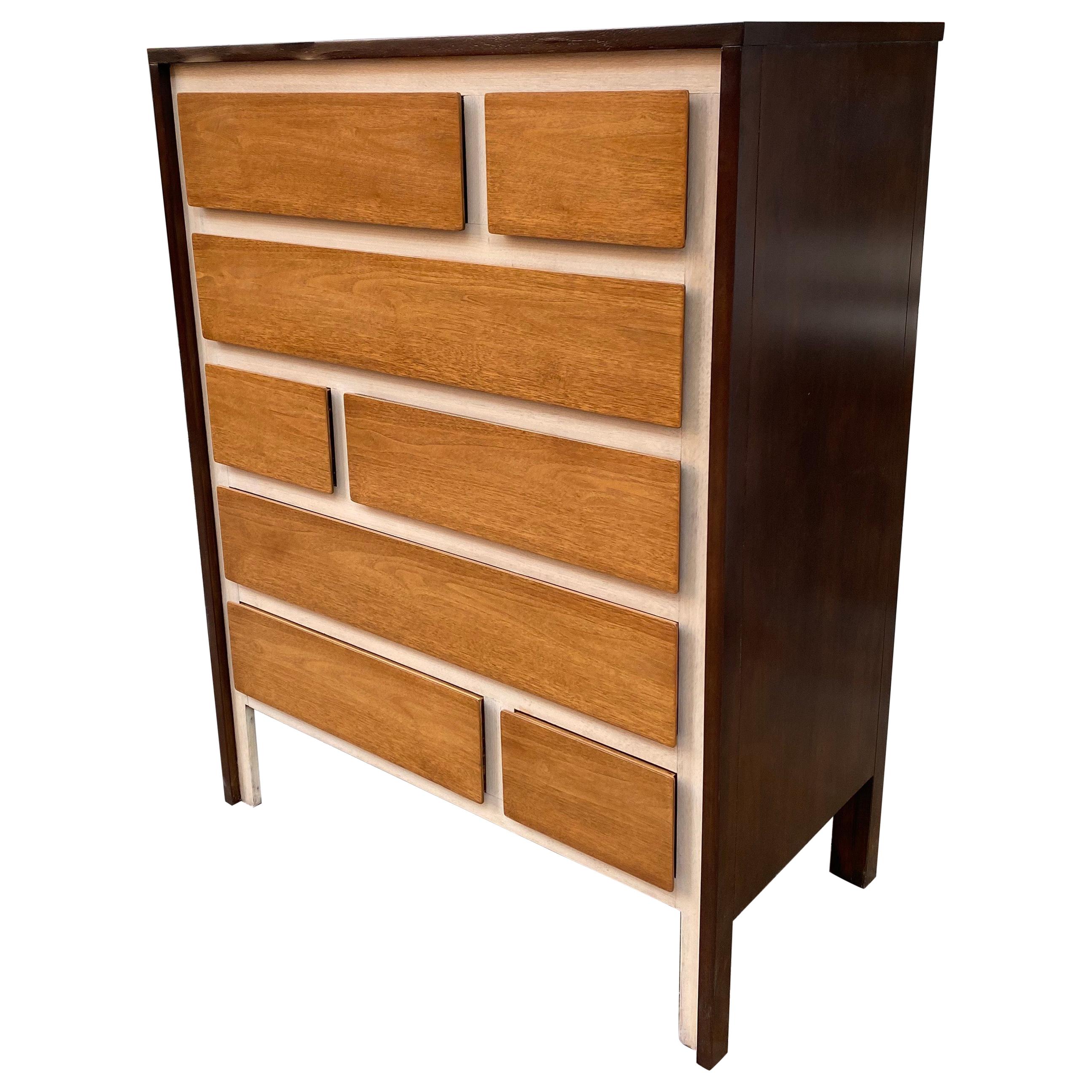 Henredon Tall Dresser in the Style of Gio Ponti