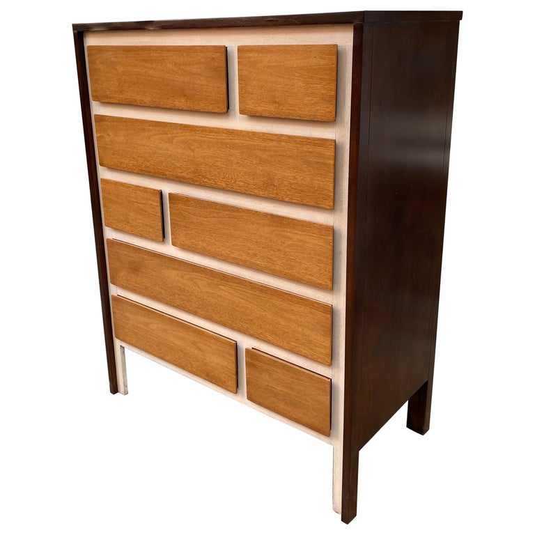 Henredon Tall Dresser In The Style Of, Tall And Long Dresser Set