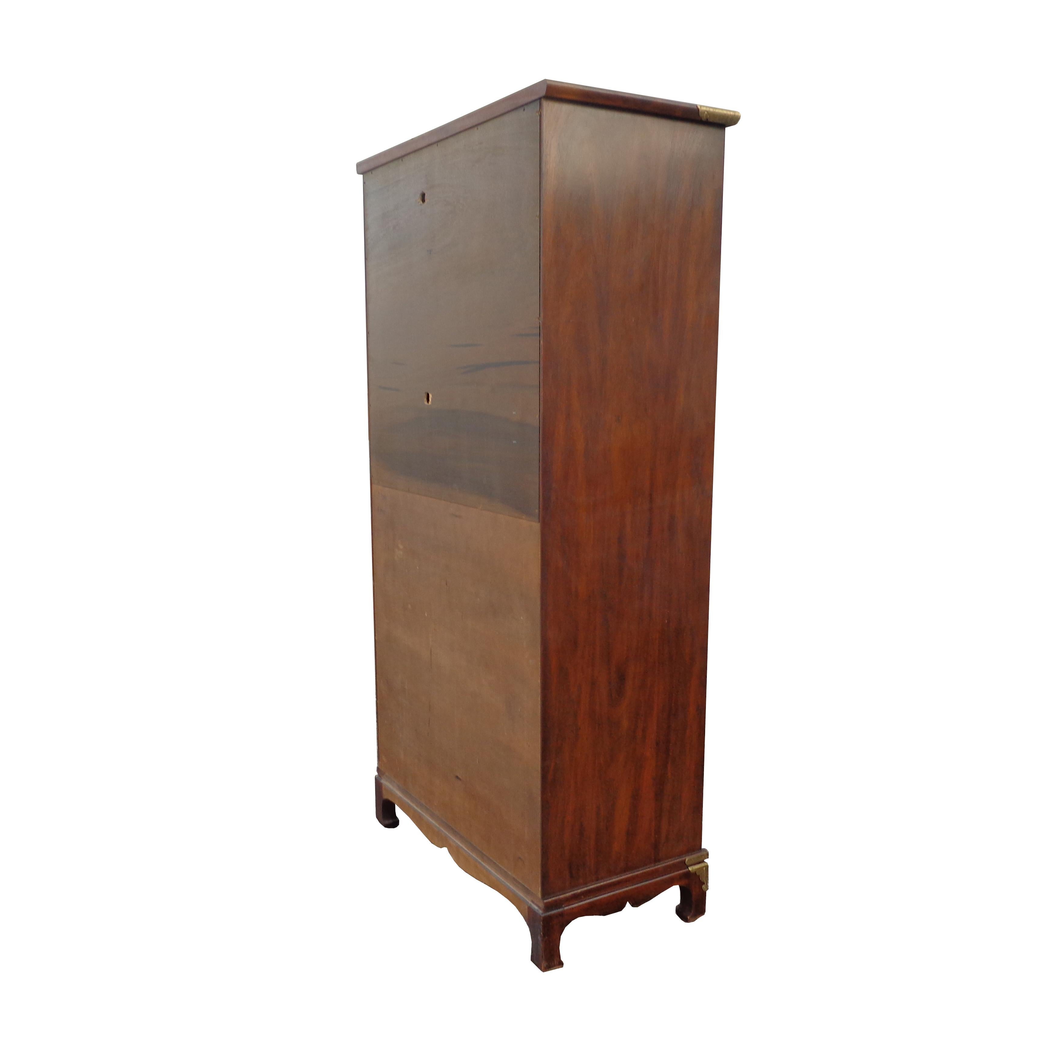 Henredon Tansu Campaign Highboy Dresser 2