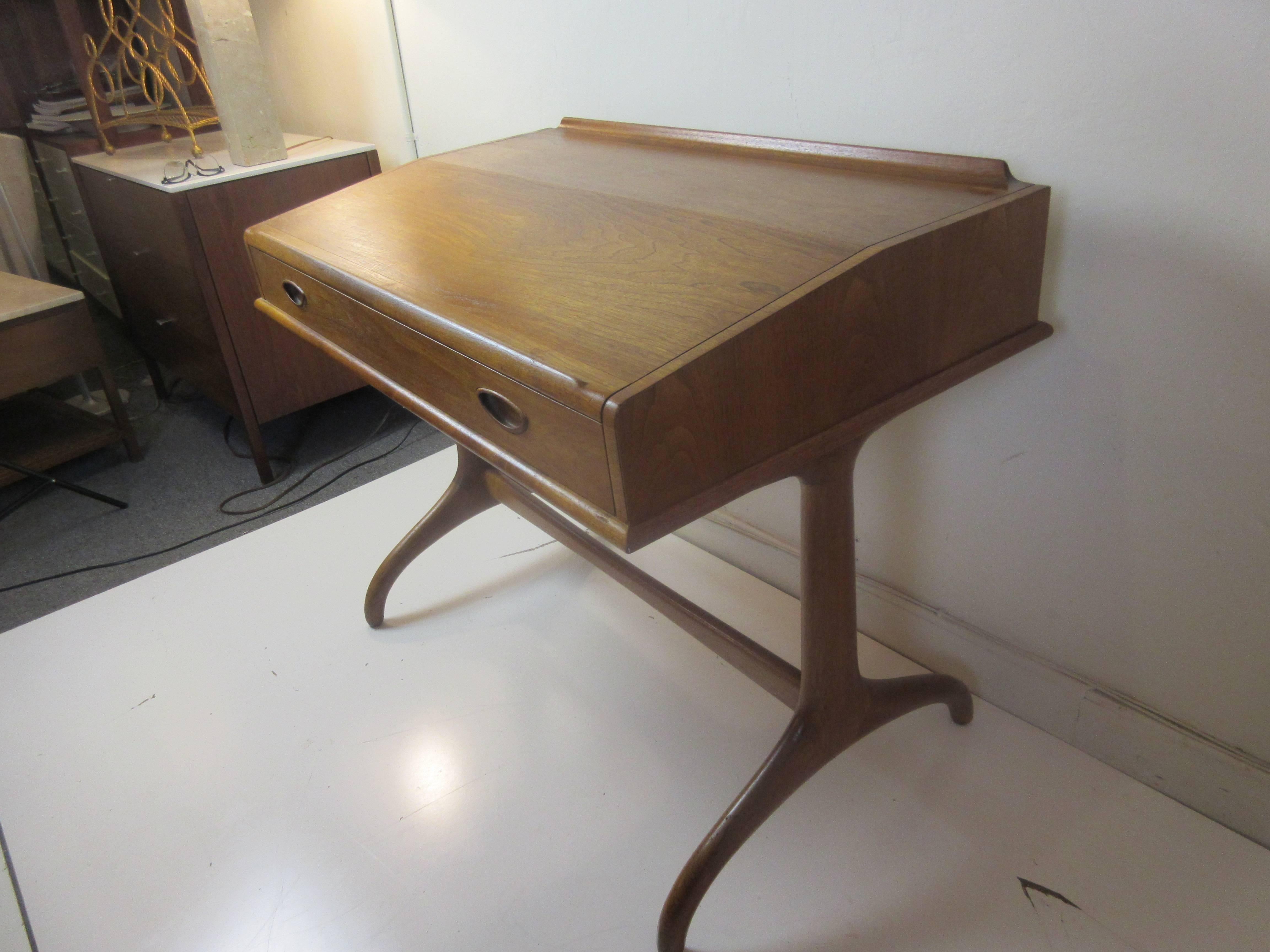 Henredon Teak Writing Desk 1