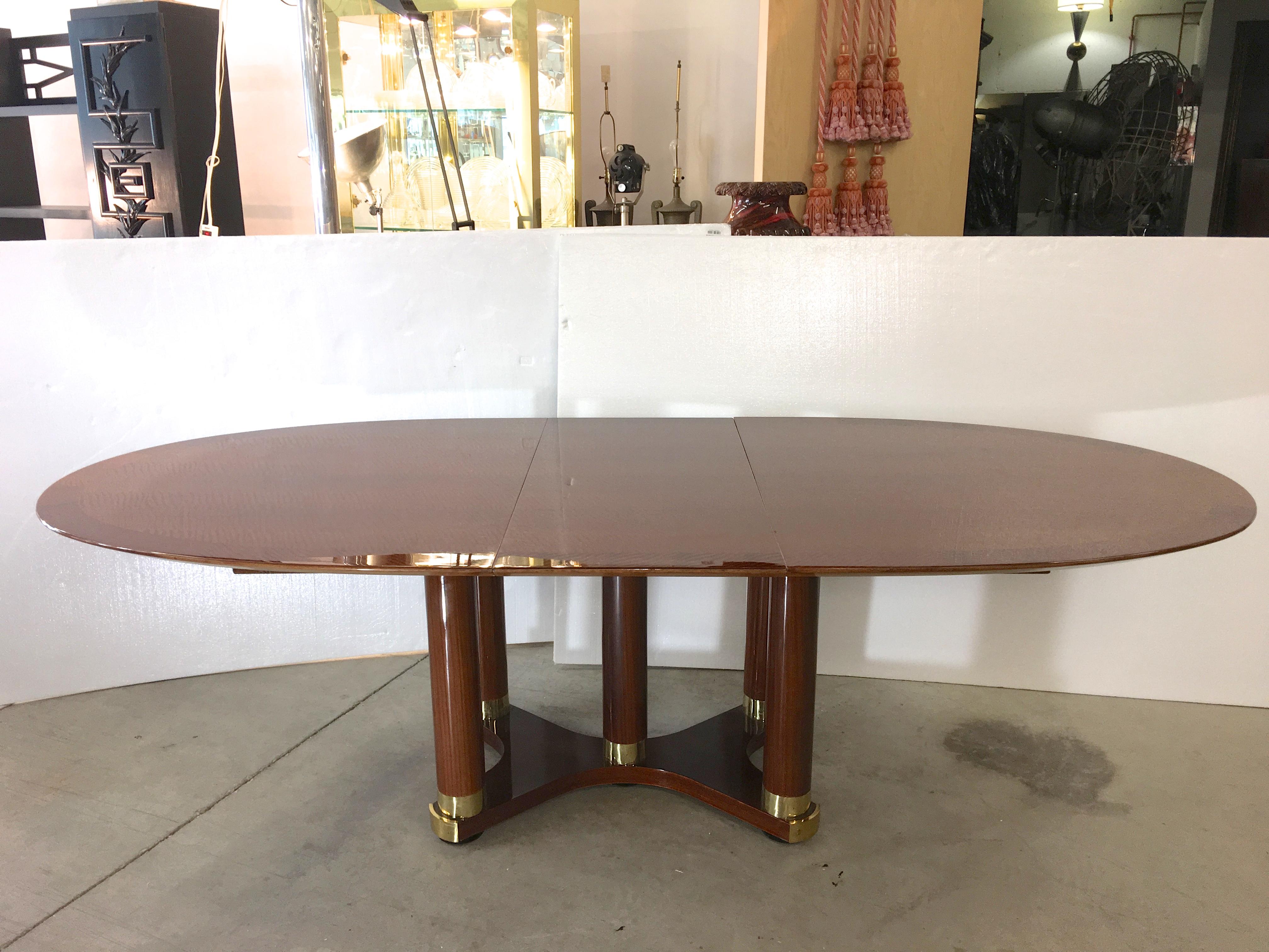 Late 20th Century Henredon Triomphe Oval Dining Table (SATURDAY SALE)