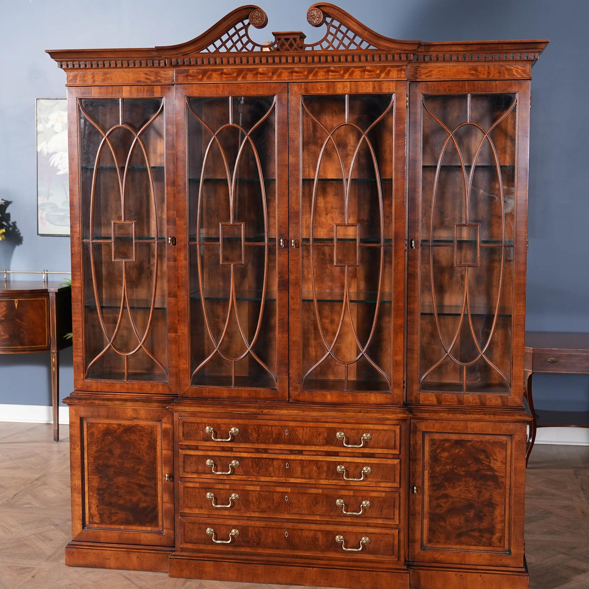 20th Century Henredon Vintage Breakfront