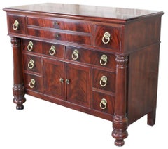 Henredon Vintage Flame Mahogany Commode Ten Drawer Chest Dresser 4300-01