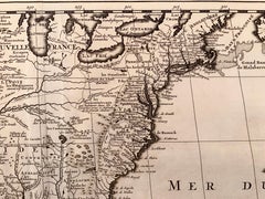 1719 Chatelain Map of Mexico, Southeast North America and the Caribbean