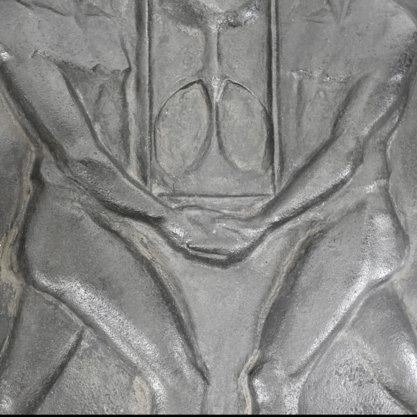 Art Deco Henri-Albert Lagriffoul Fireback circa 1935 For Sale