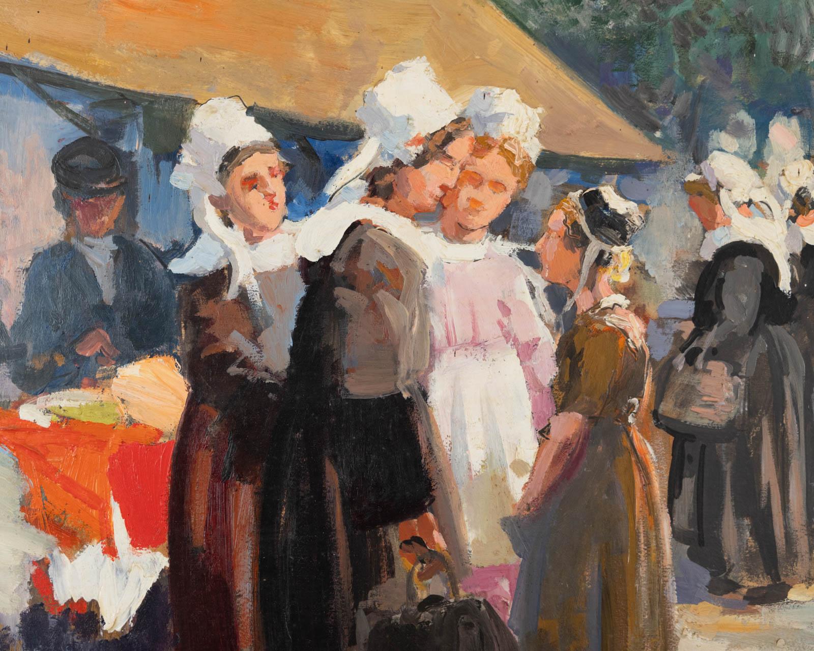 Scena di mercato in Bretagna 1