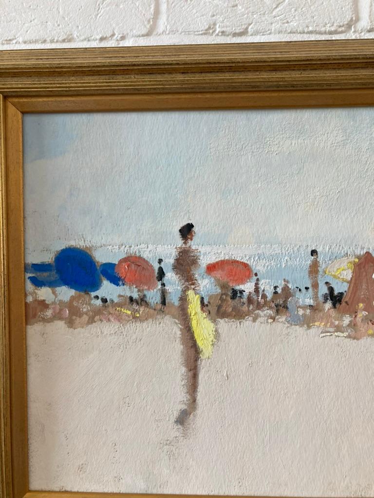 French Impressionist, Figures on the beach, South of France, French Riviera 7