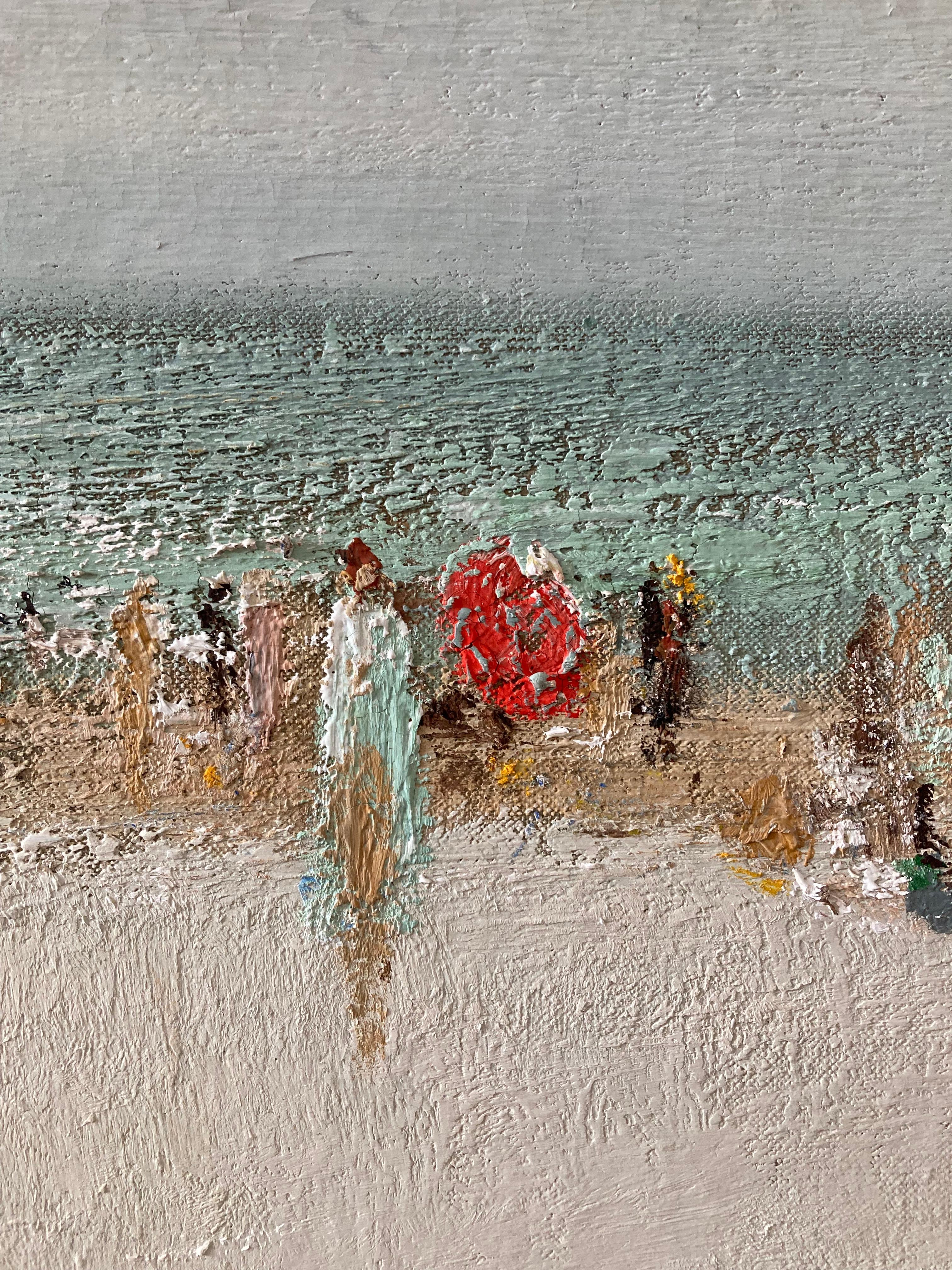 Französisch-impressionistische Strandszene aus Südfrankreich 5