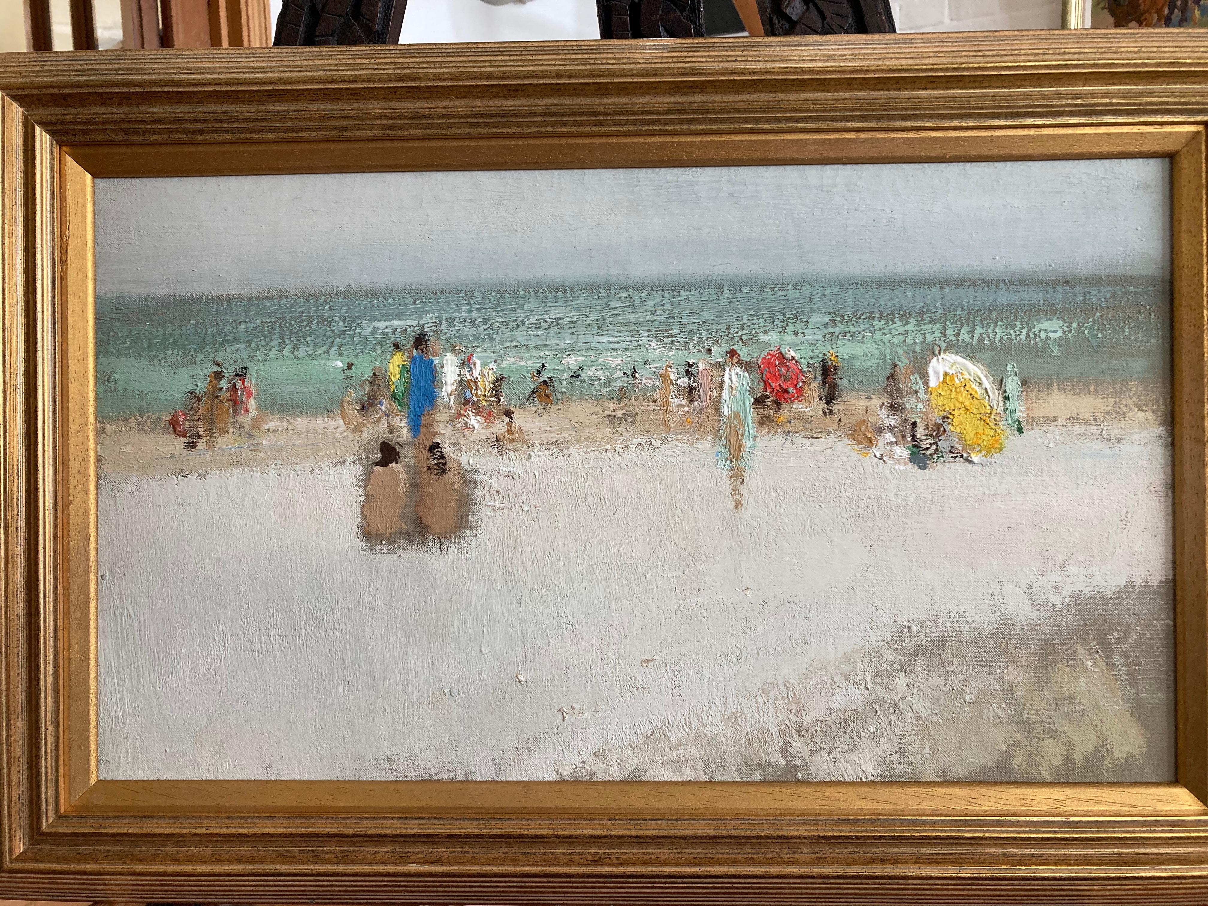 Französisch-impressionistische Strandszene aus Südfrankreich 10