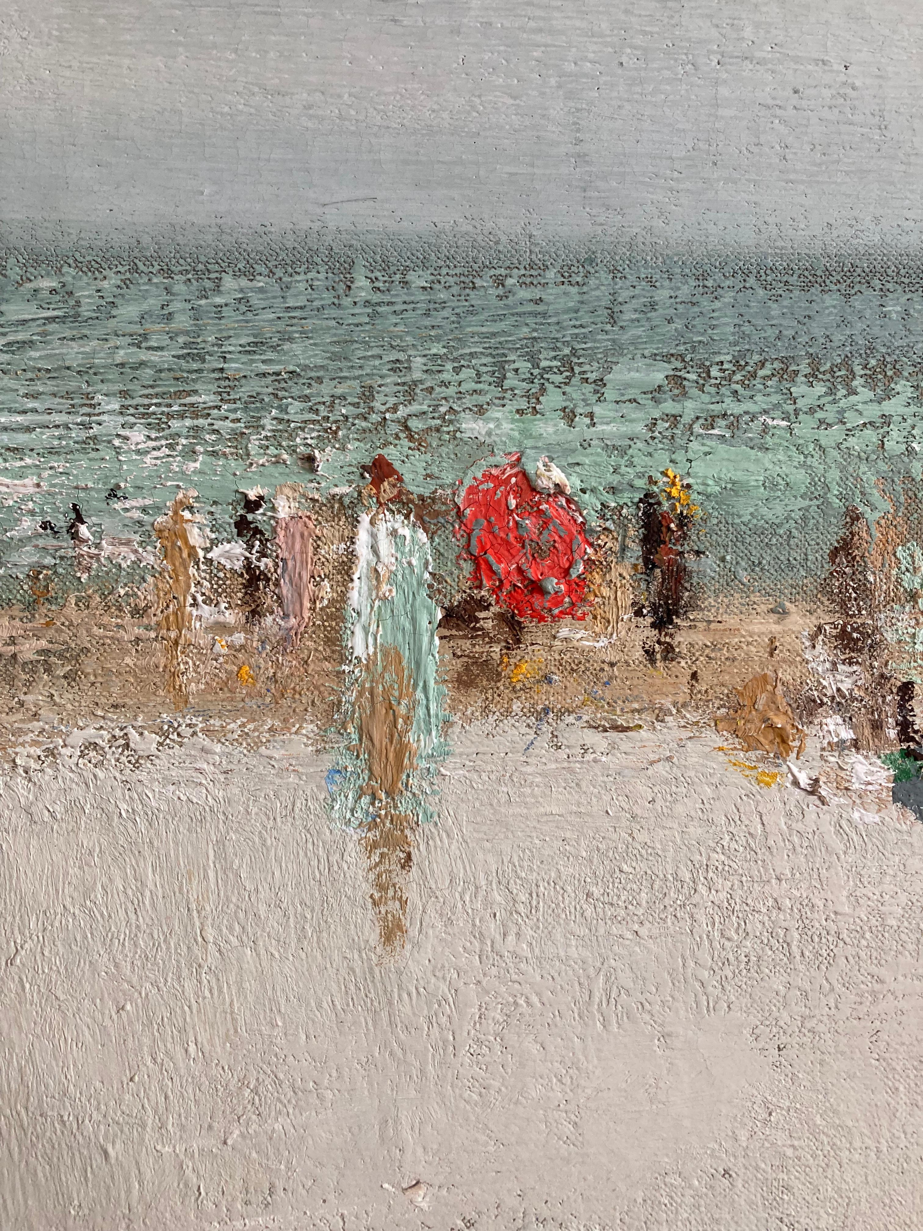 Französisch-impressionistische Strandszene aus Südfrankreich 13