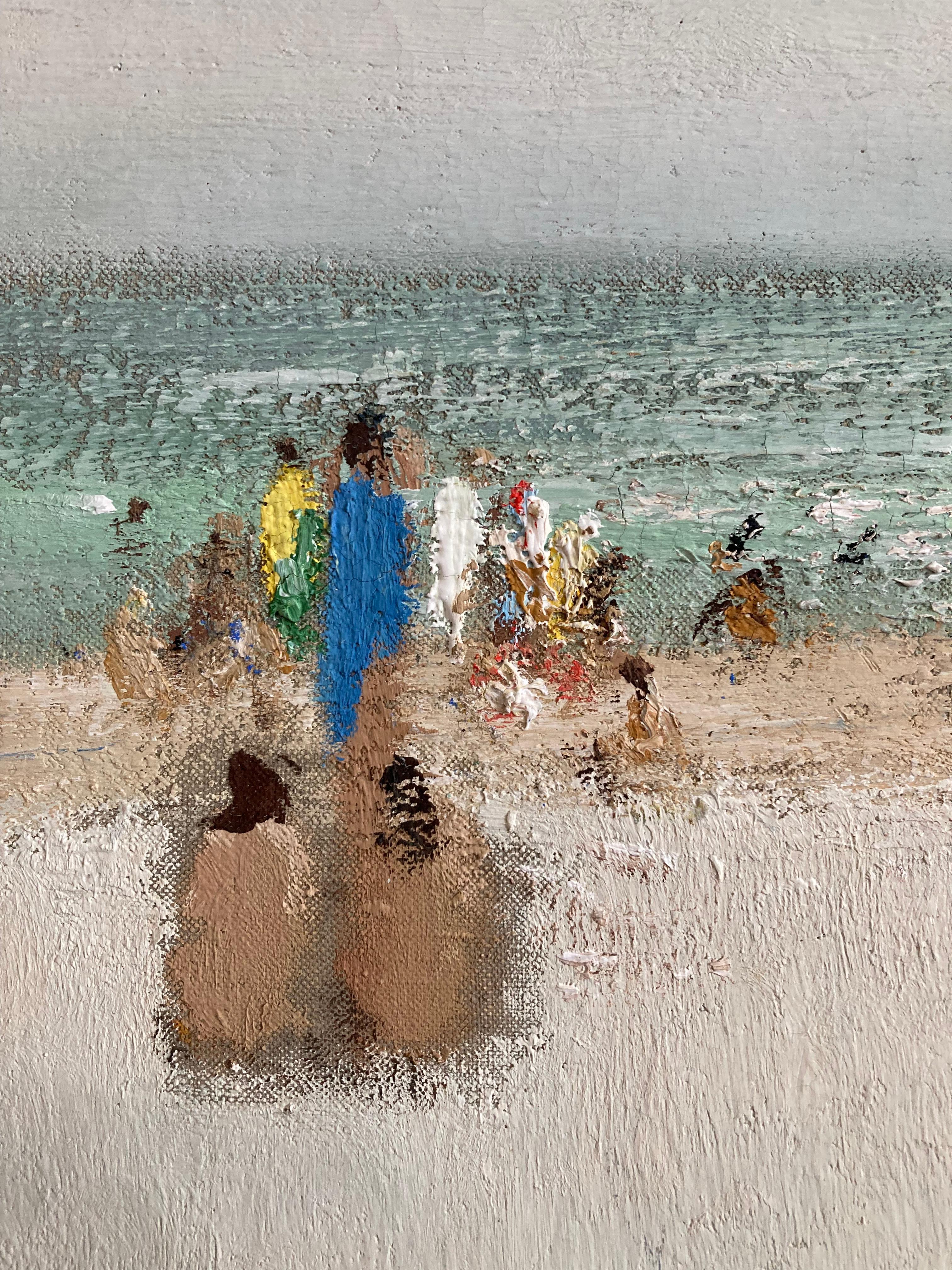 Französisch-impressionistische Strandszene aus Südfrankreich 14