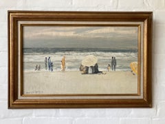French Impressionist, South of France beach scene