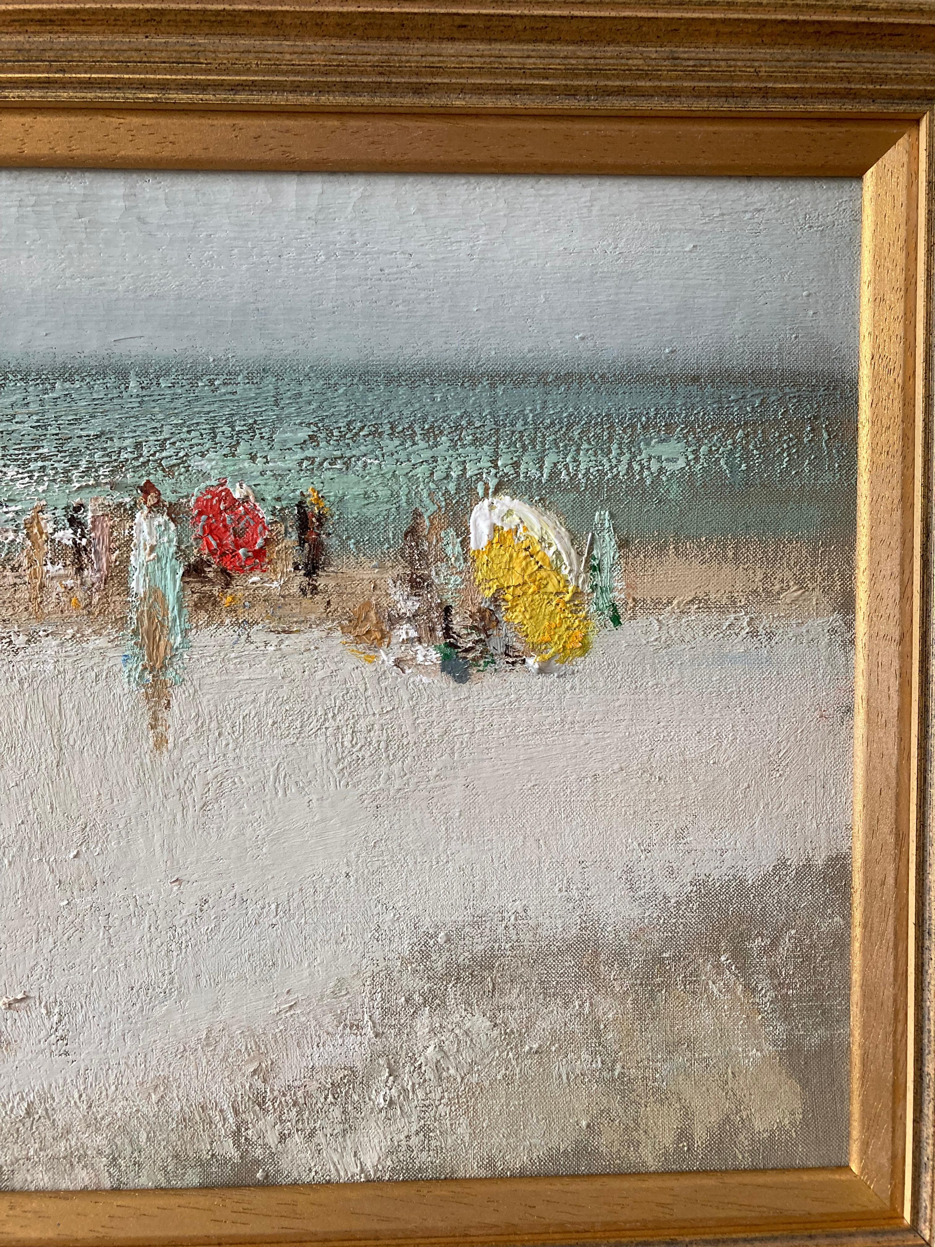 Französisch-impressionistische Strandszene aus Südfrankreich 3