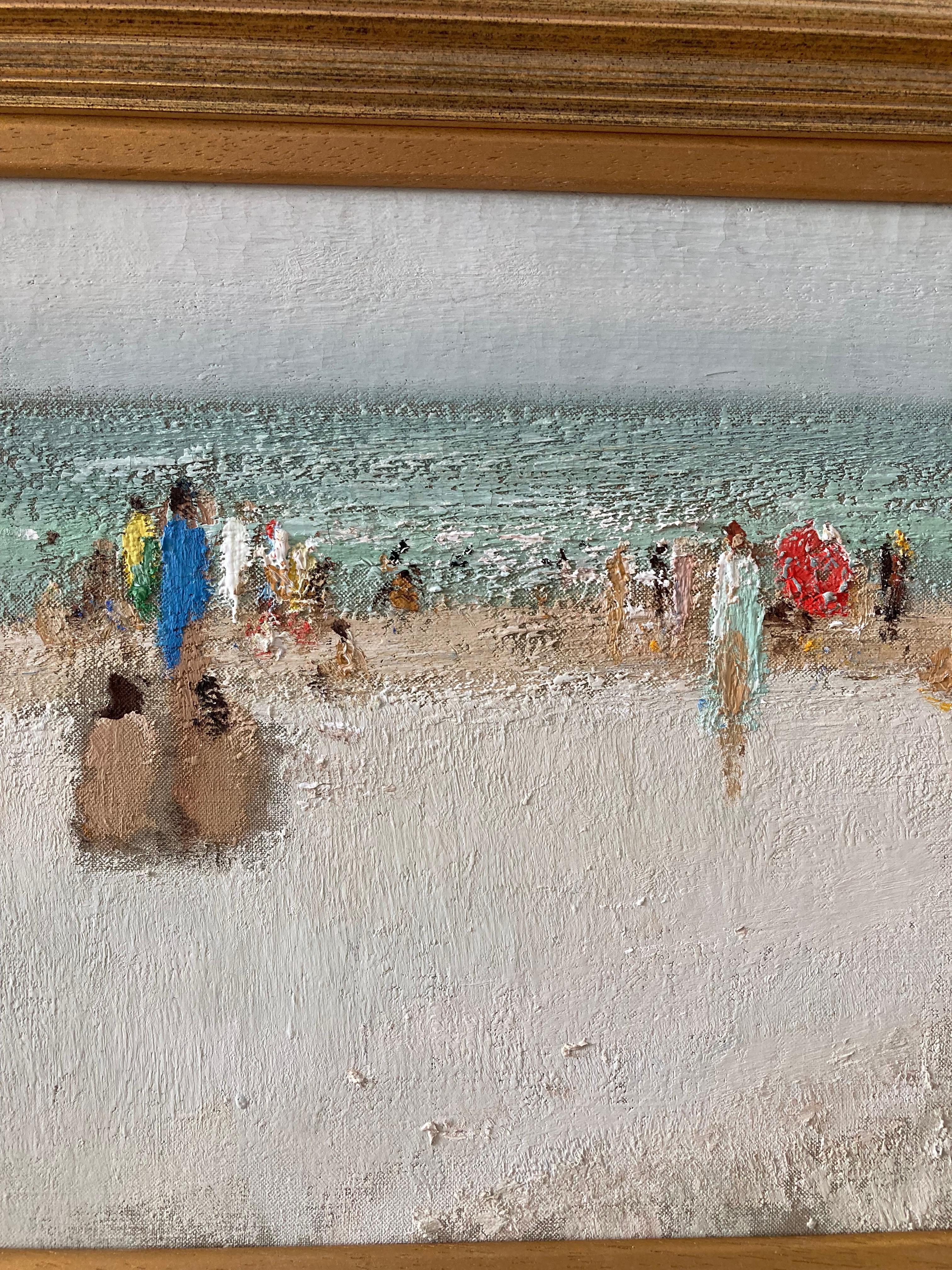 Französisch-impressionistische Strandszene aus Südfrankreich 4