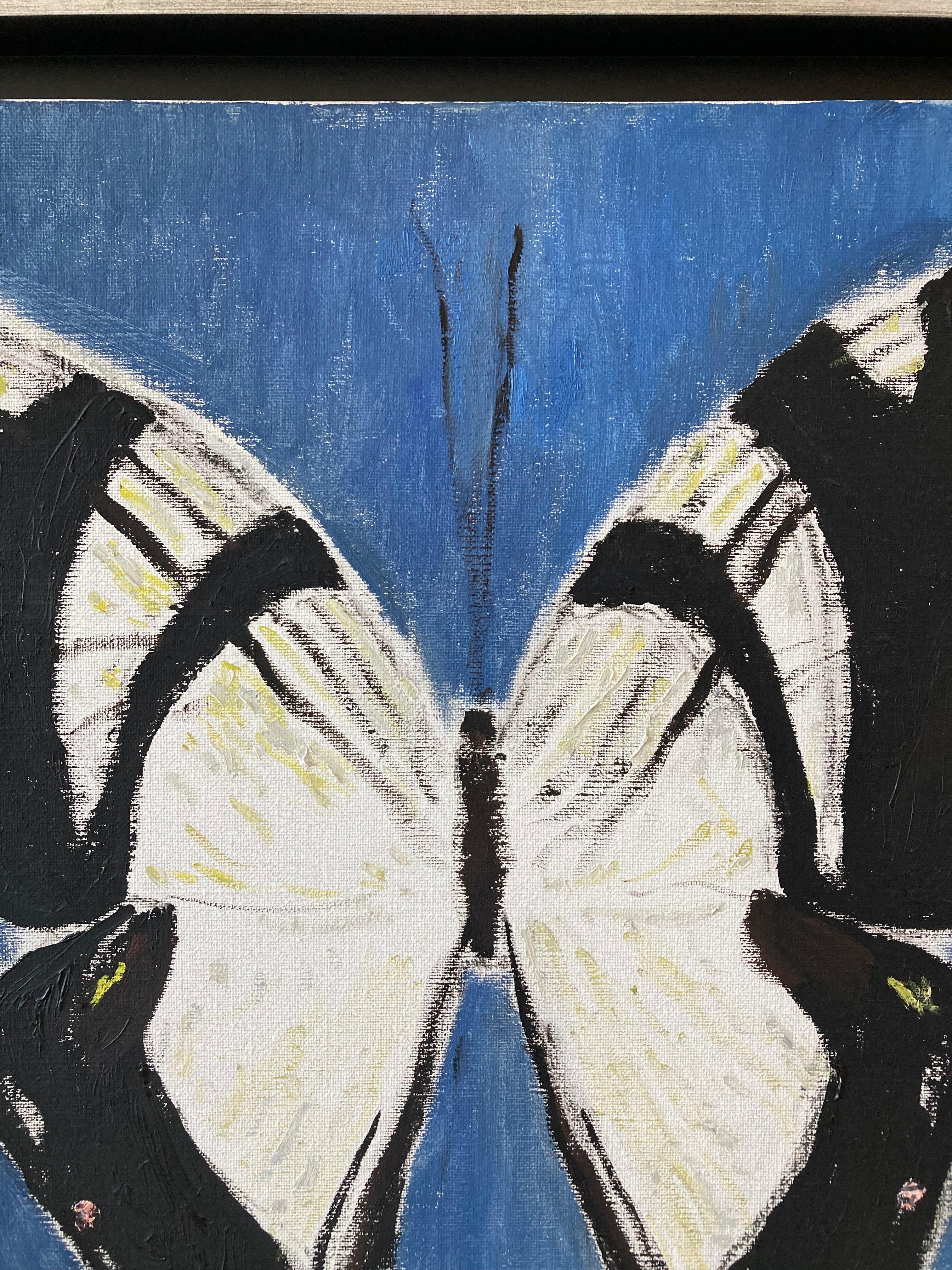 Magnifique papillon à queue d'hirondelle moderniste français d'été en vente 9