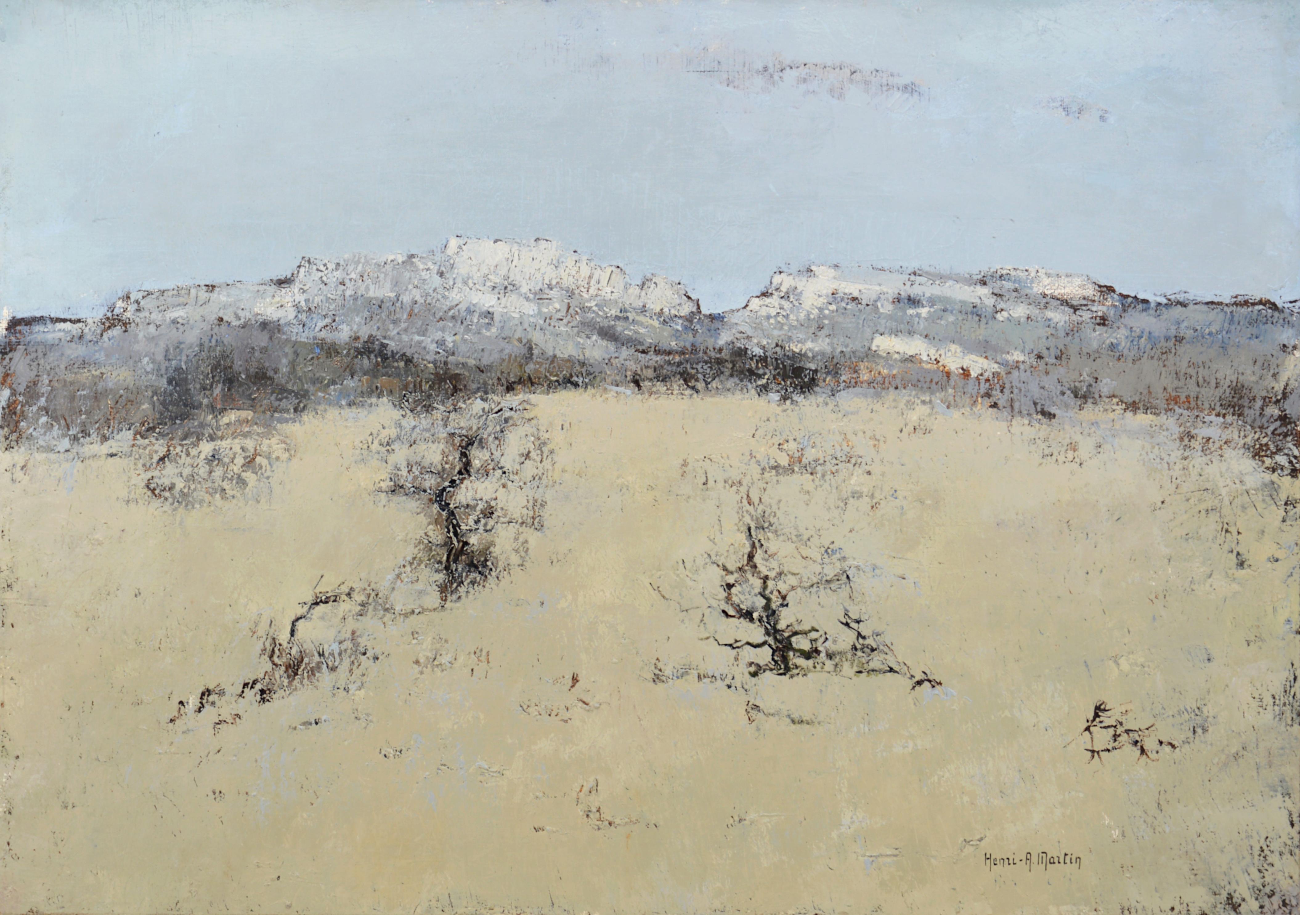 Henri-André Martin, Les Baux de Provence, Oil on Canvas, 1961 For Sale 1