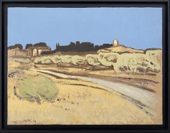 Henry Martin Strada a Eygalieres, Alpilles, Provenza, Olio su tela, 1999
