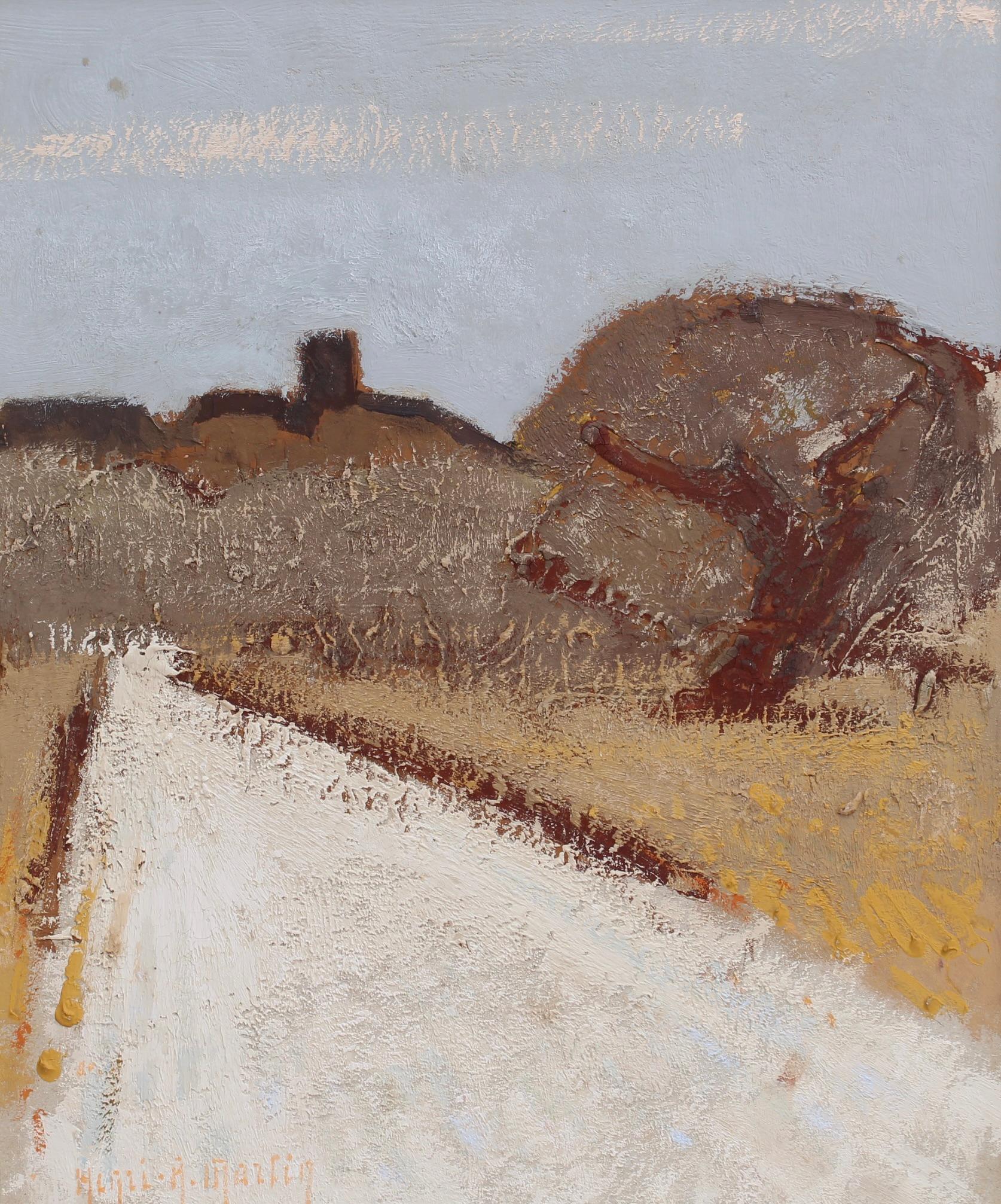 Henri-André Martin Landscape Painting - Road to Eygalières