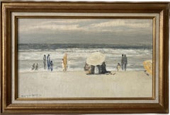 French Impressionist, South of France beach scene