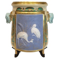 Antique Henri Ardant for Limoges Japonisme Vase