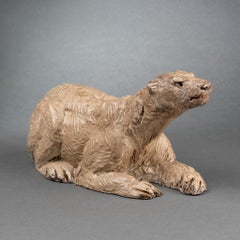 Henri Bargas: „Klarbär, original Terrakota, einzigartiges Stück, um 1930