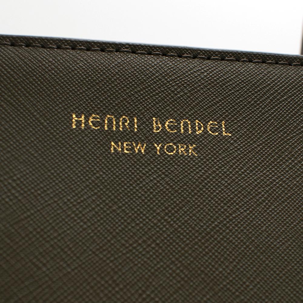 Black Henri Bendel Dark Green Tote Bag 