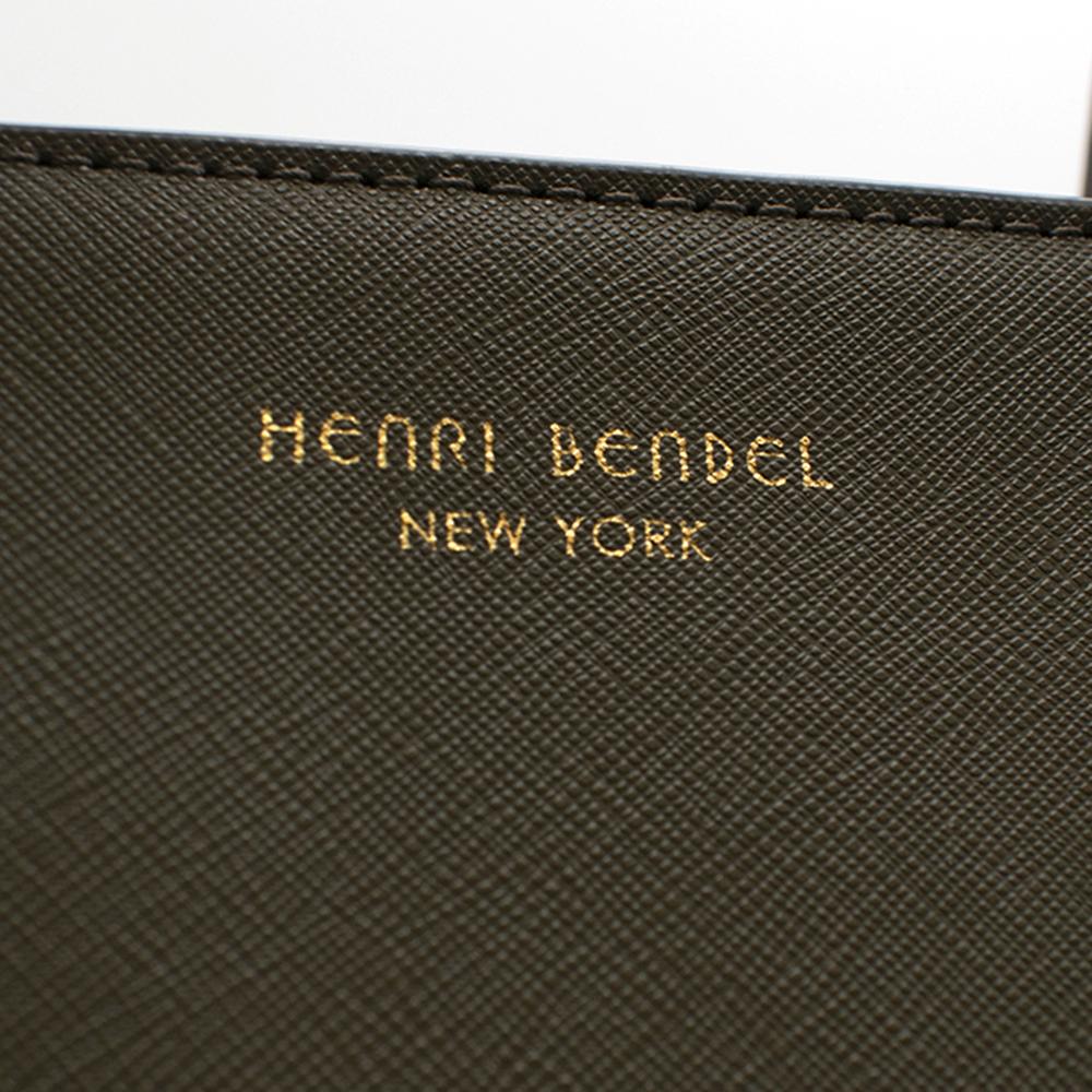 Black Henri Bendel Dark Green Tote Bag
