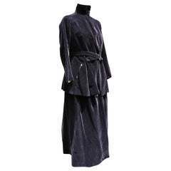 Henri Bendel Abito da cavallerizza vintage Velluto nero