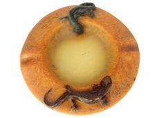 Henri Bergé & Cendrier Amalric Walter Pate de Verre
