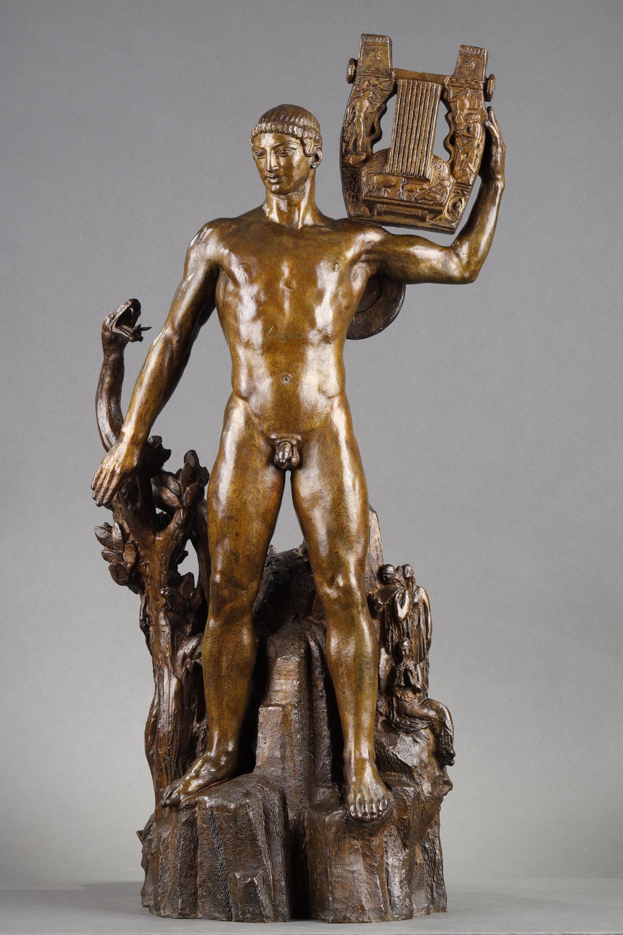 Henri Bouchard Figurative Sculpture – Apollo