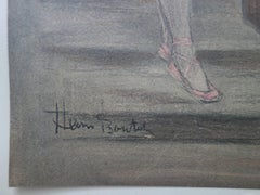 Ballerina in the Stairs - Original lithograph (1897/98)