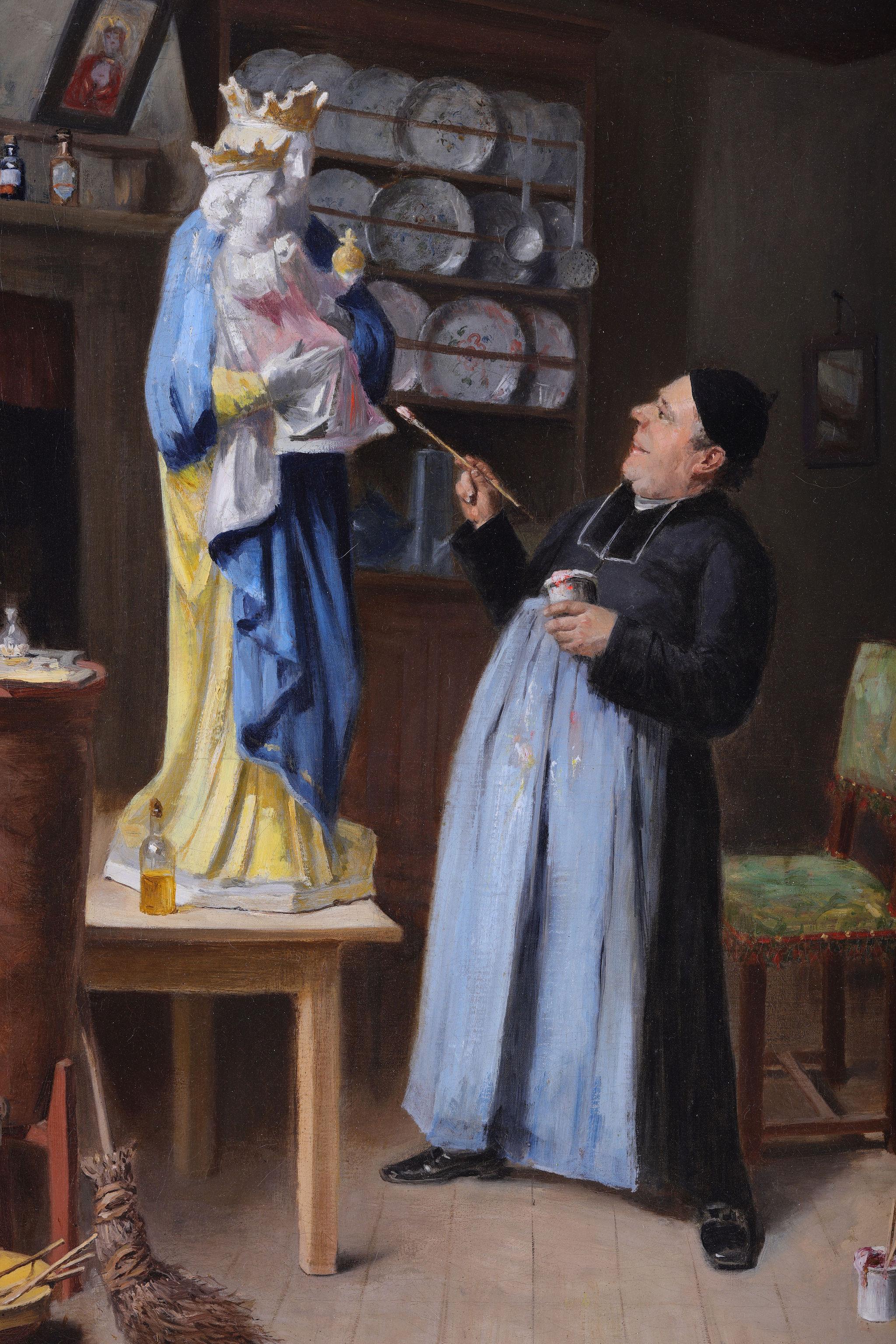 Ce tableau d'Henri Brispot se distingue des nombreuses œuvres qu'il a peintes. Elle a été vendue à New York pour 20 000 dollars et constitue un merveilleux exemple de sa nature satirique, démontrée par son merveilleux talent. 
La bouteille d'alcool,