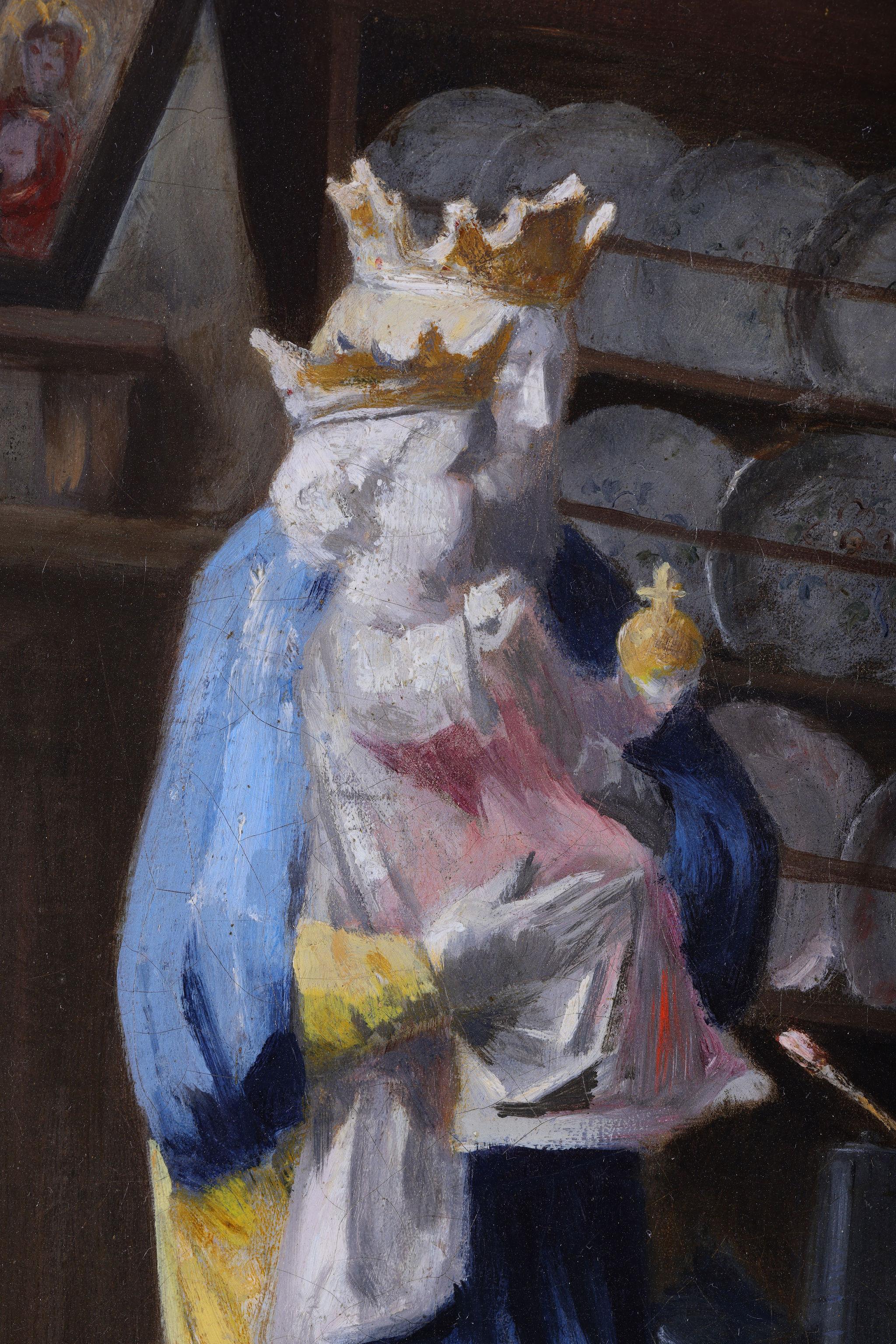 Le Cardinal Peinture de la Vierge Marie en vente 1