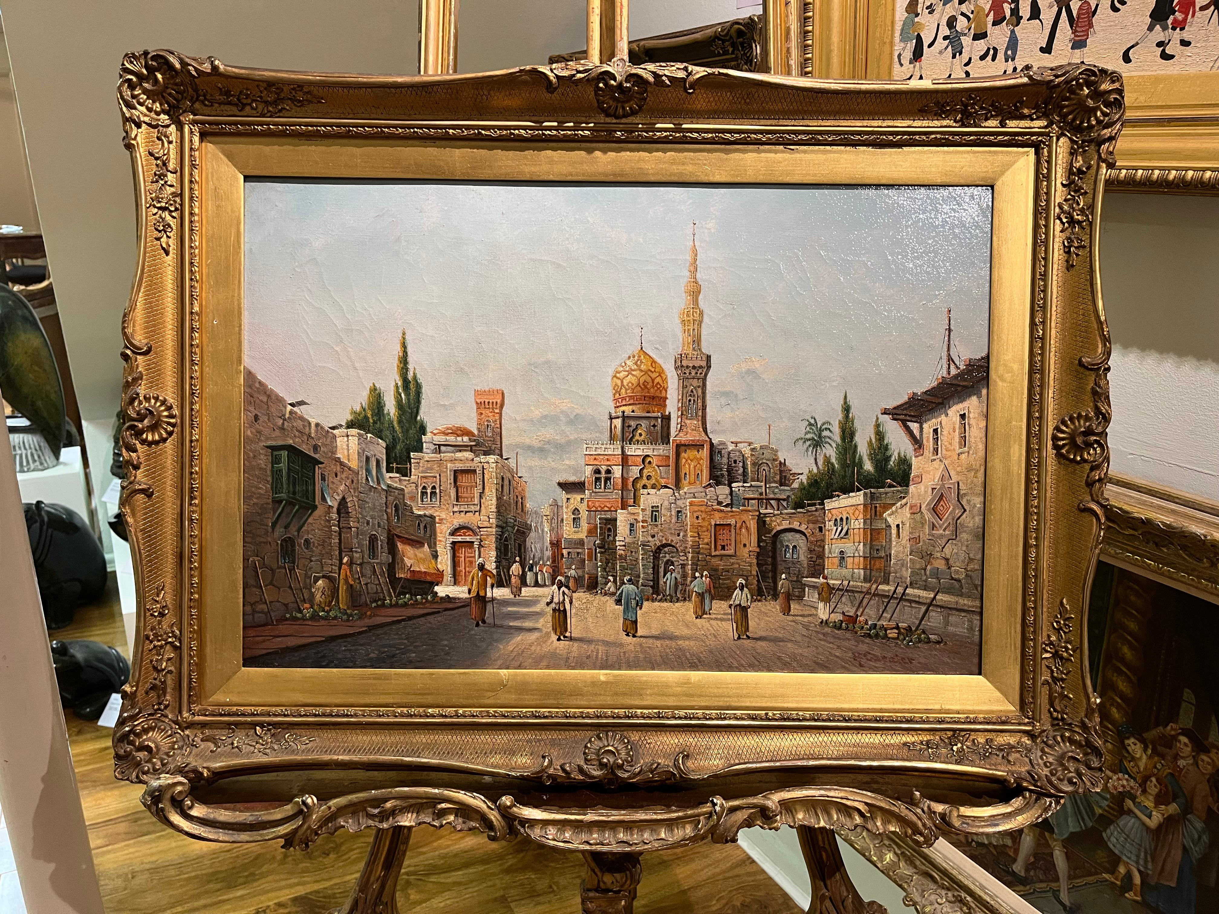 FINA PINTURA AL ÓLEO ORIGINAL ANTIGUA DE H. Carnier Siglo XIX Británico VIEJO MAESTRO en venta 12