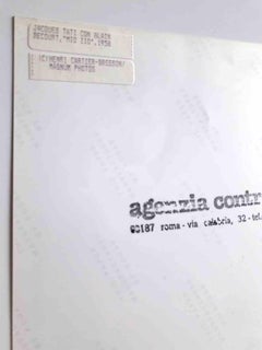 Jacques Tati and Alain Becourt - Photograph by Henri Cartier-Bresson - 1958