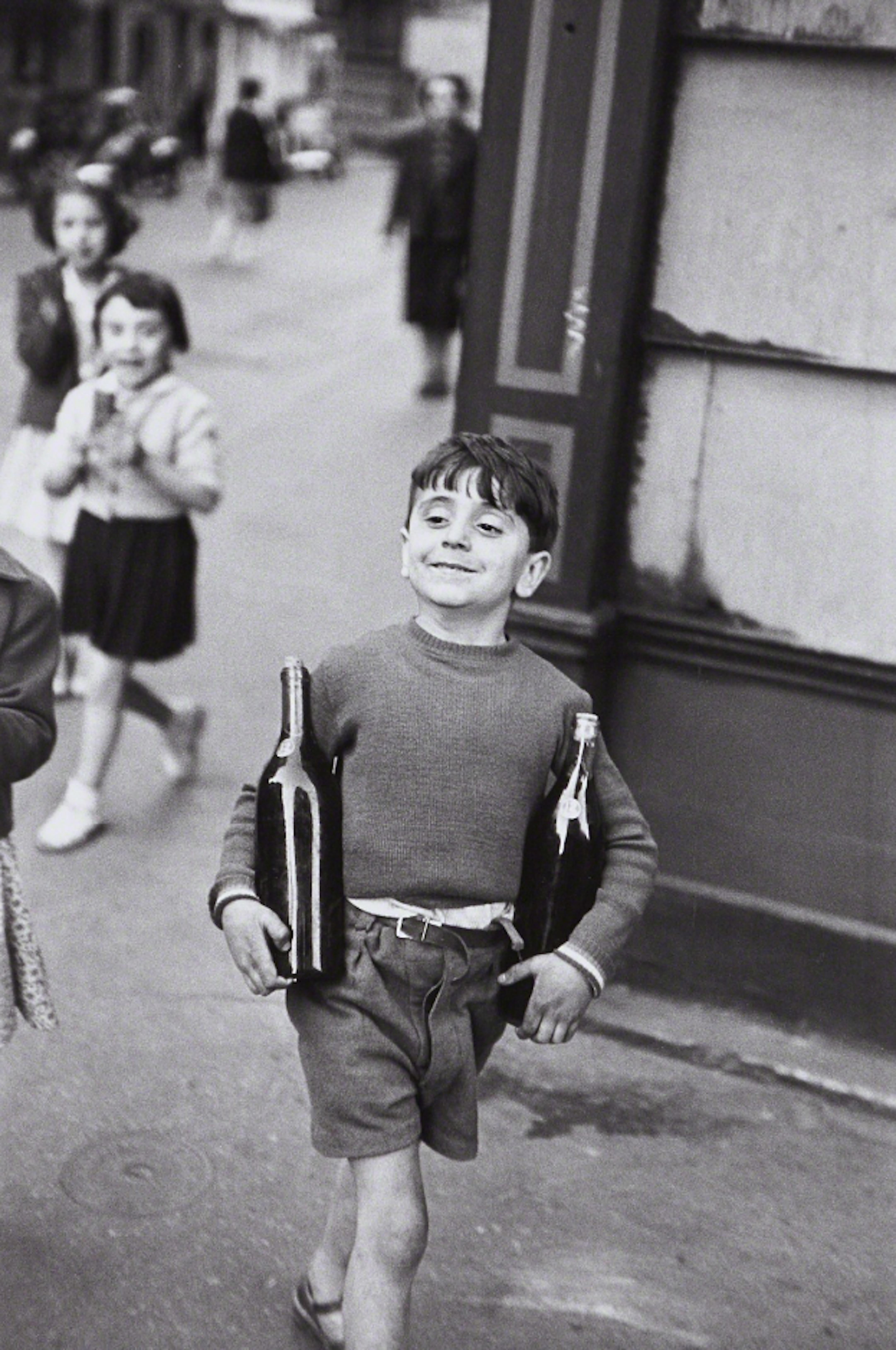 Rue Mouffetard, Paris - Photograph by Henri Cartier-Bresson