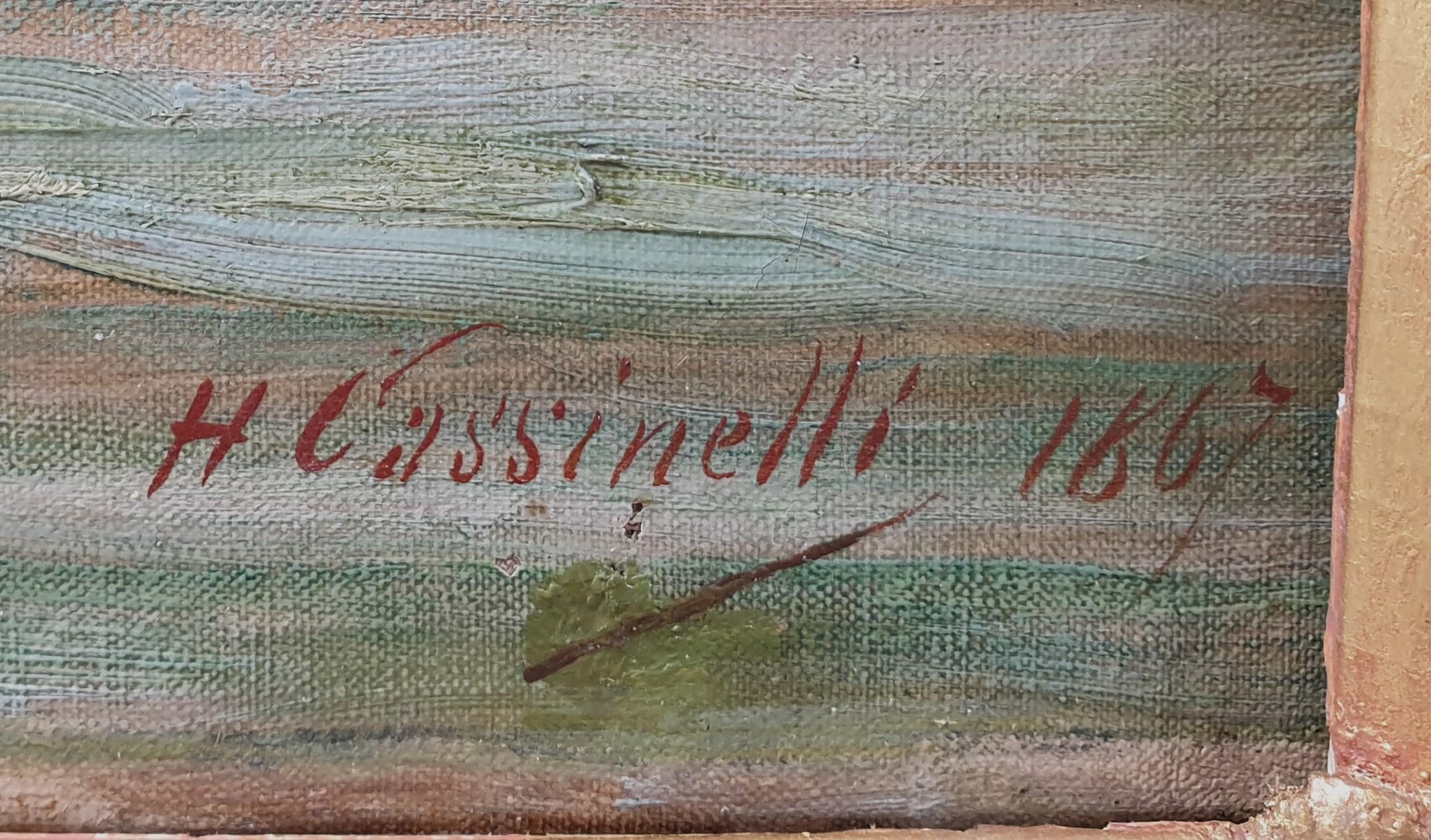 CASSINELLI friend BOUDIN Marine Boats Normandy Honfleur Impressionnist 19th For Sale 1