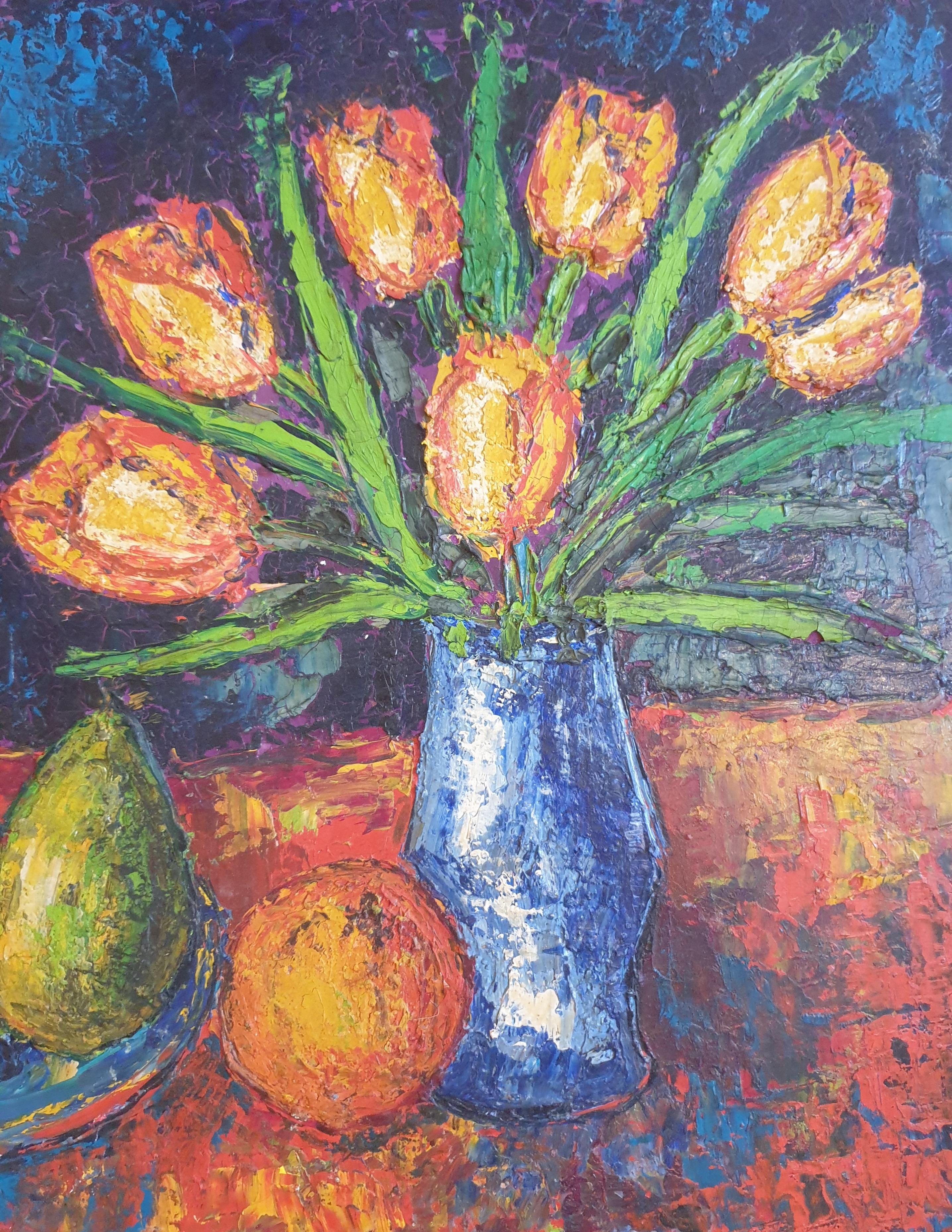 colourful still life painting