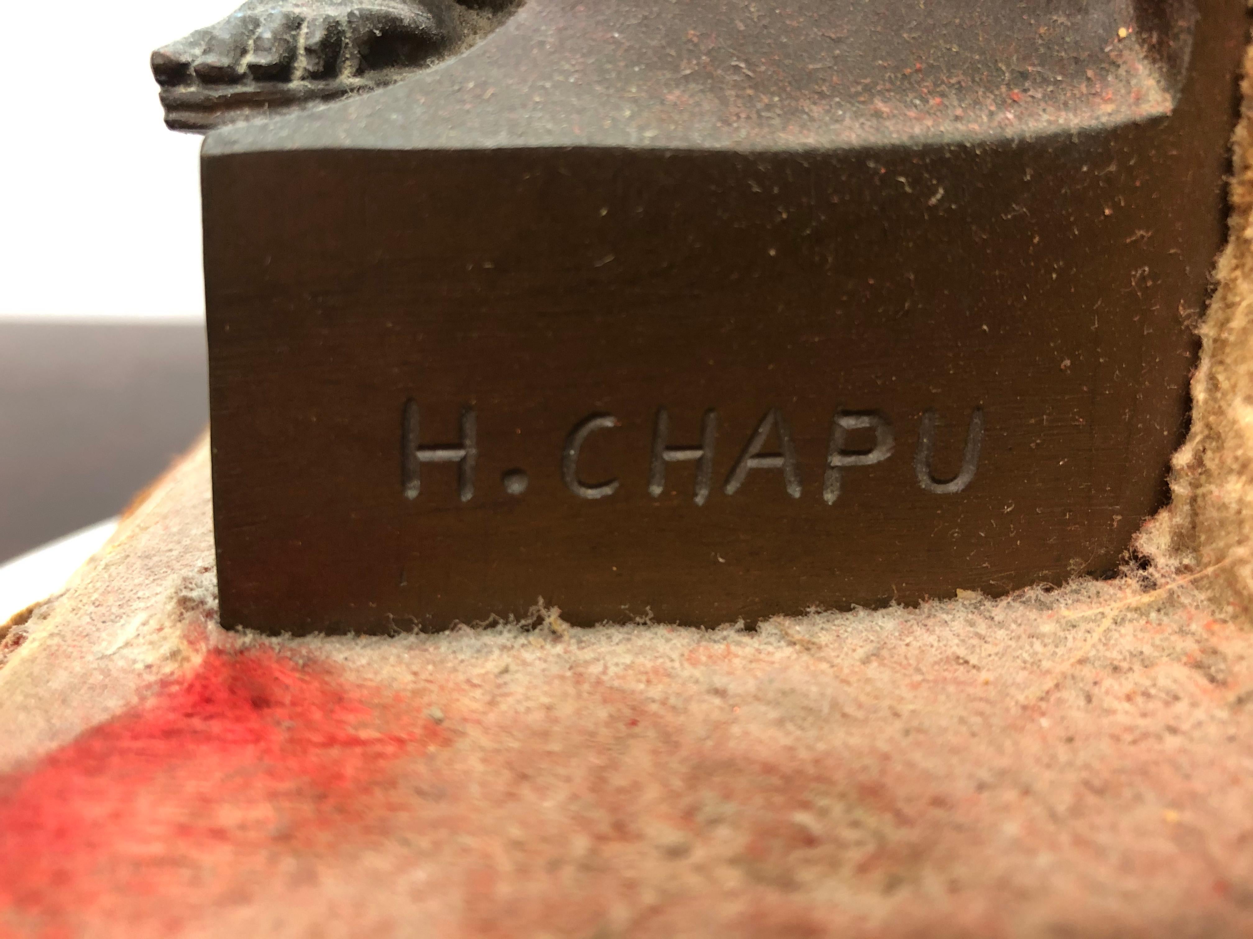 Henri Chapu Bronze Relief 1
