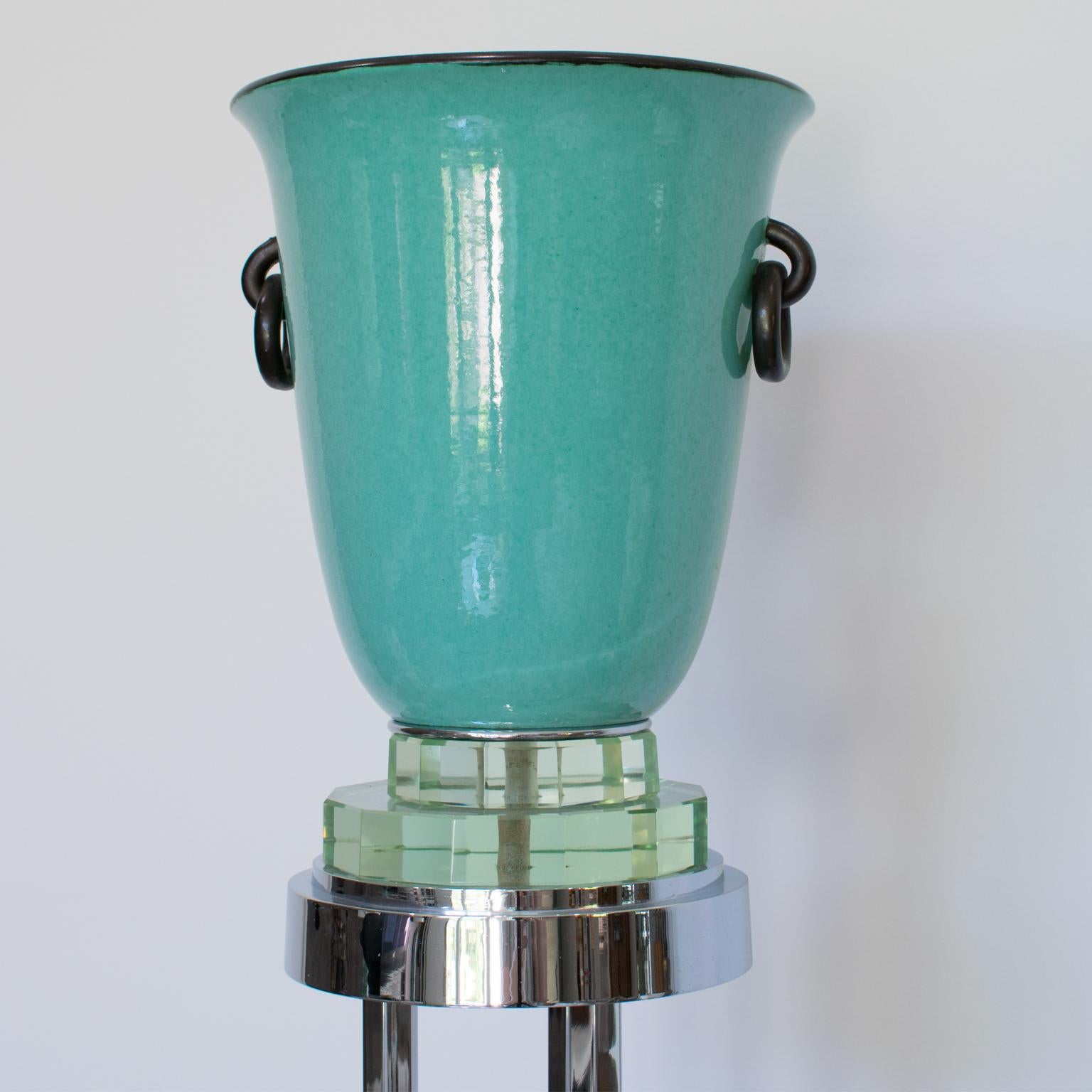 Henri Chaumeil Lampadaire Torchère, France circa 1930 en vente 6