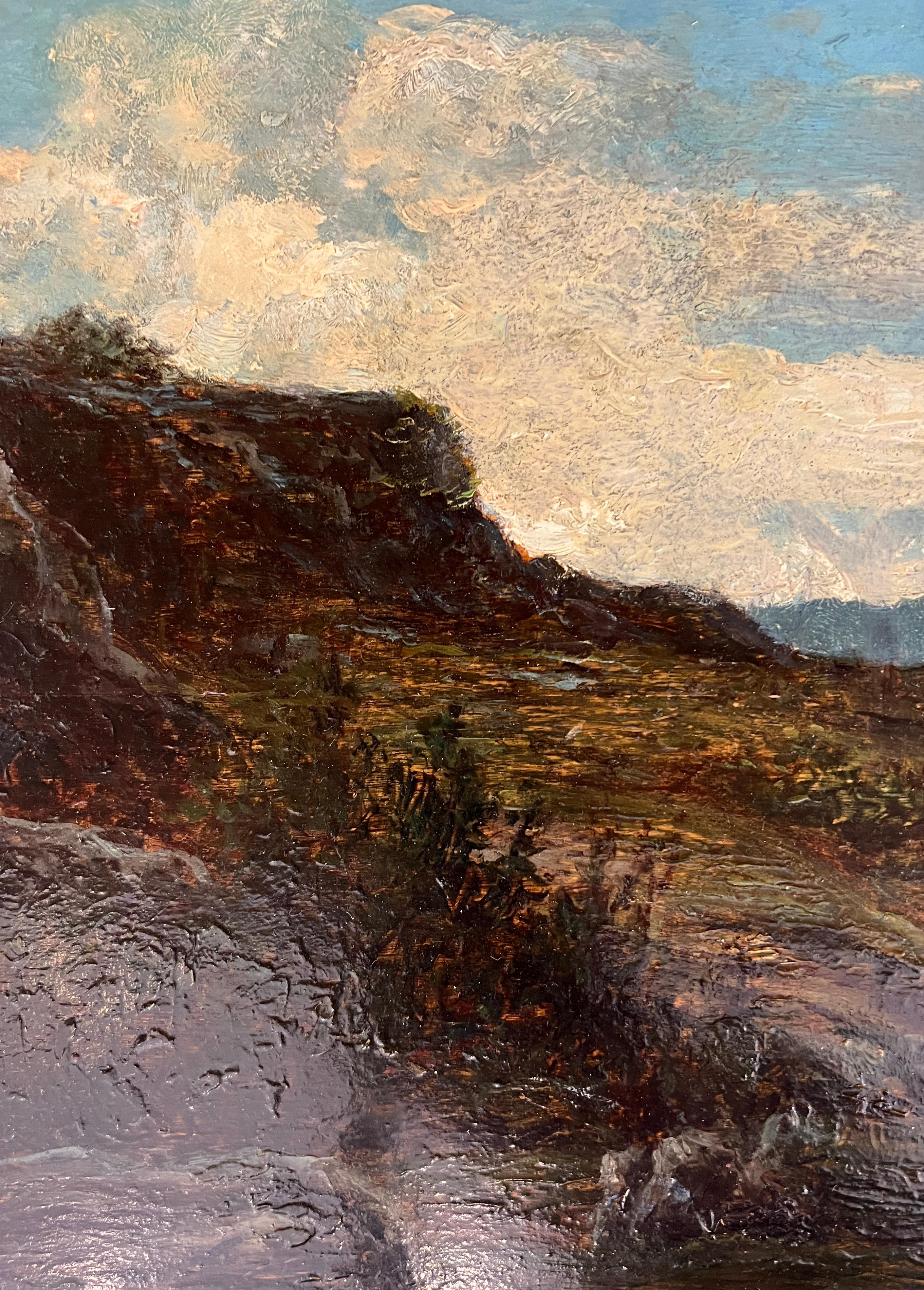 Paisaje alpino animado con personajes en venta 1