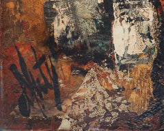 Bretaña : Pequeño pueblo tradicional - Óleo original sobre lienzo, Firmado a mano