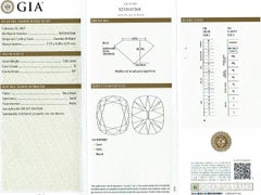 Henri Daussi 1.92 Carat Cushion Diamond Three-Sided Solitaire Ring 14 Karat