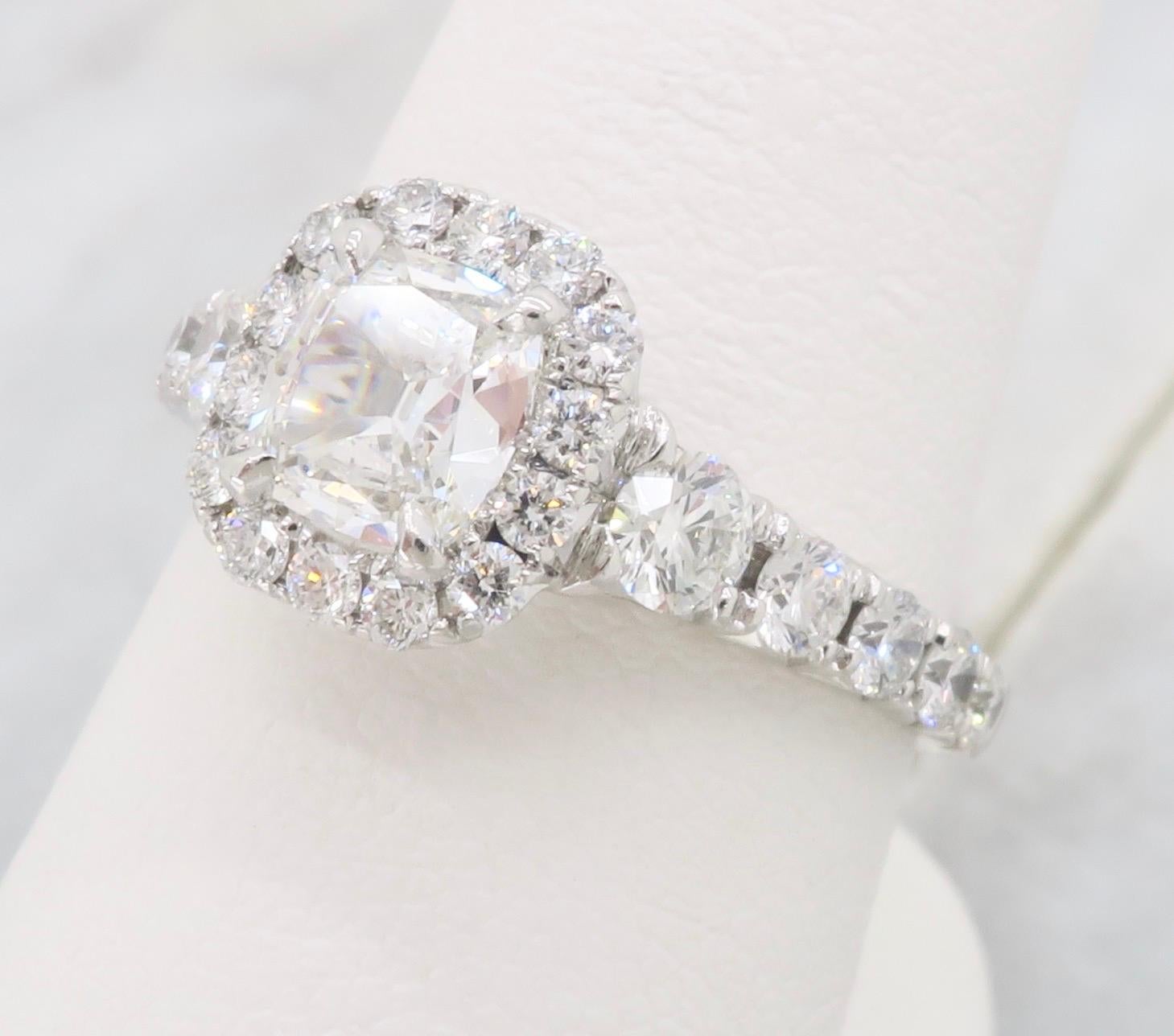 henri daussi elongated cushion cut