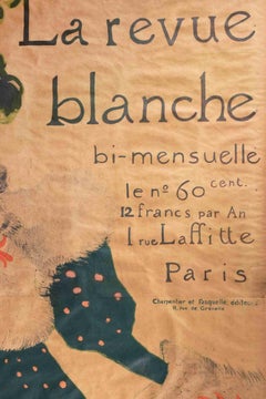 La Revue Blanche - Lithograph by Henri de Toulouse Lautrec - 1895