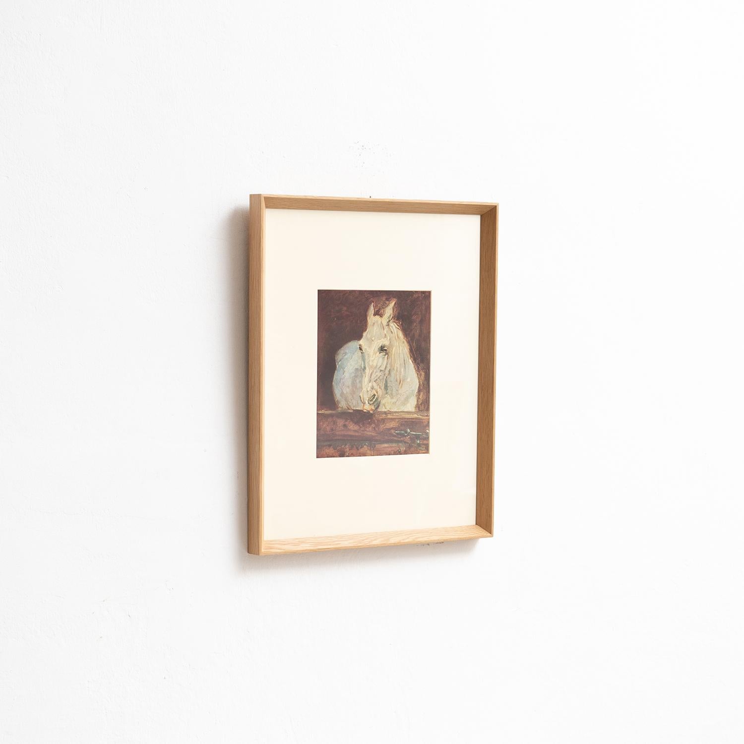 Henri de Toulouse-Lautrec 1952 Farbklischee, gerahmte Ausgabe (Moderne der Mitte des Jahrhunderts) im Angebot
