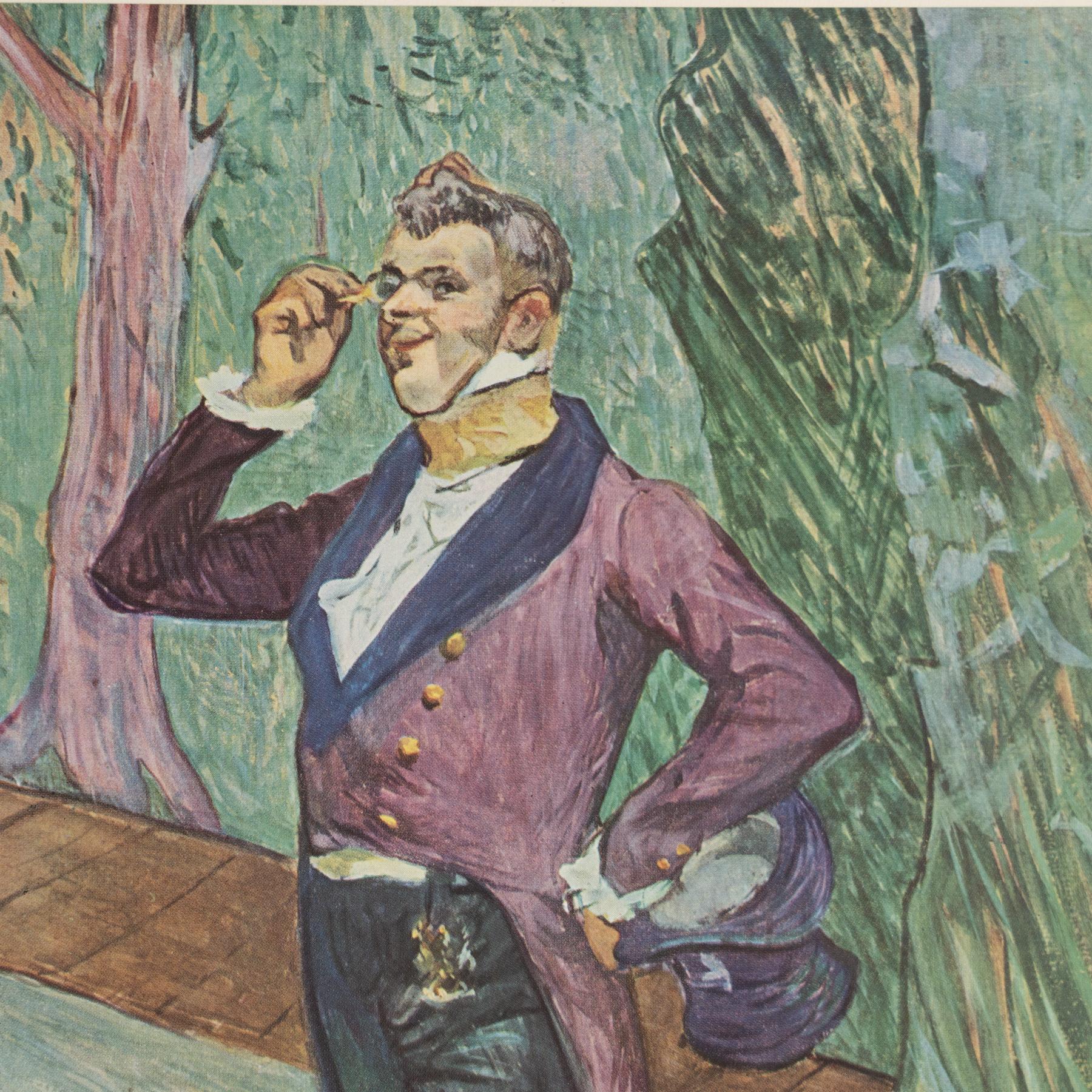 Henri de Toulouse-Lautrec 1952 Farbklischee, gerahmte Ausgabe (Französisch) im Angebot