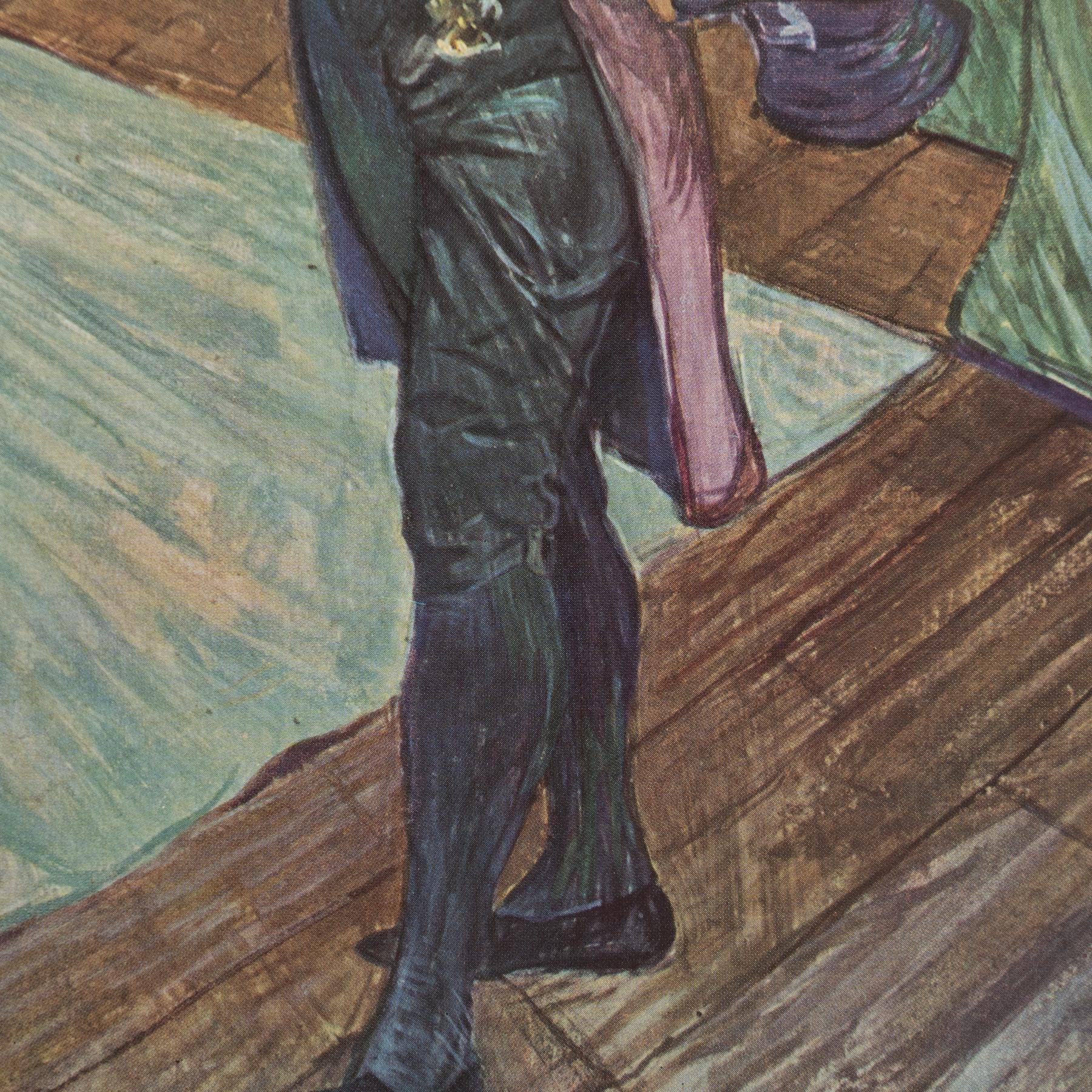 Henri de Toulouse-Lautrec 1952 Farbklischee, gerahmte Ausgabe im Zustand „Gut“ im Angebot in Barcelona, Barcelona